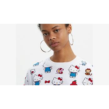 Van storm Beeldhouwwerk Verdorie Levi's® X Hello Kitty All Over Print Oversize Tee Shirt - Multi-color |  Levi's® US