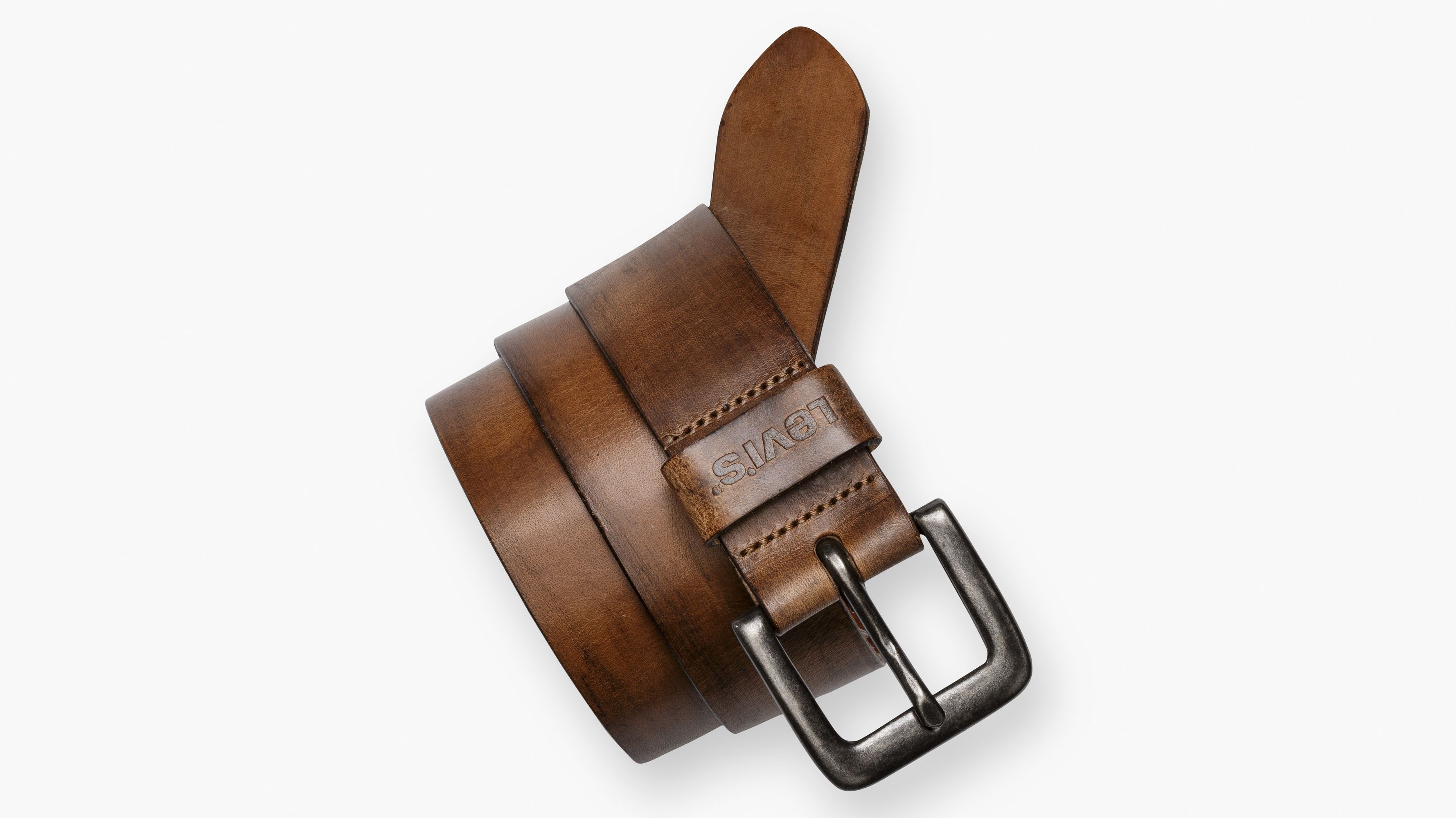 levis full grain leather belt