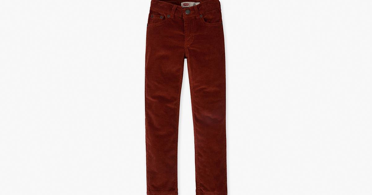 511™ Slim Fit Corduroy Big Boys Pants 8-20 - Red | Levi's® US