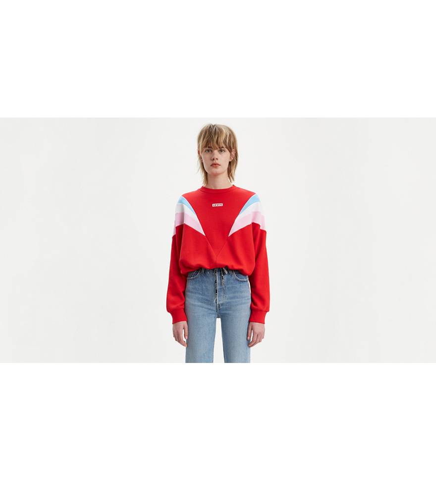 Florence Graphic Crewneck Sweatshirt - Red | Levi's® US