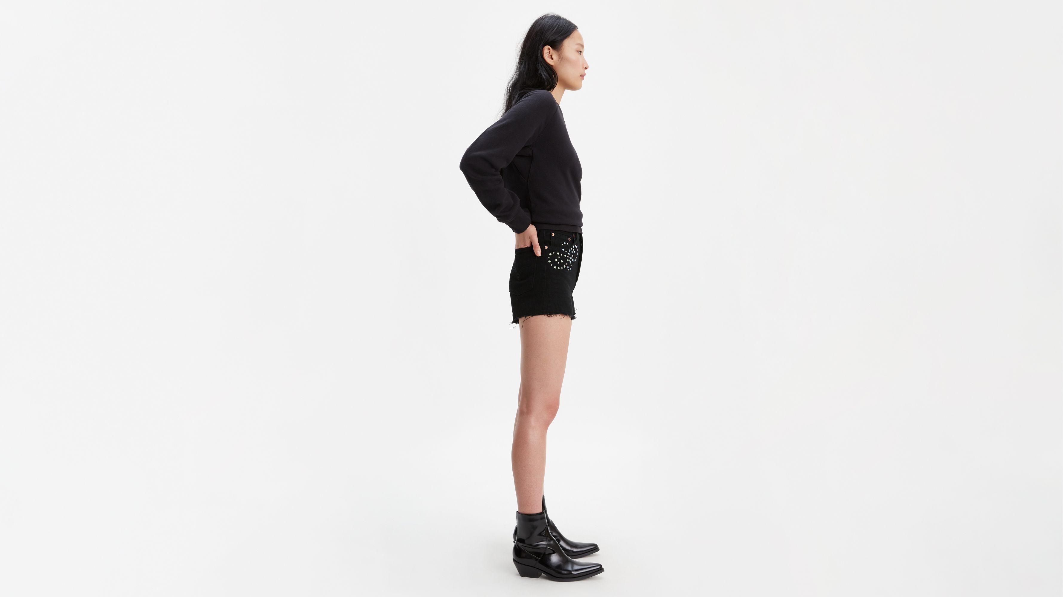 Ribcage Studded Pocket Shorts 3