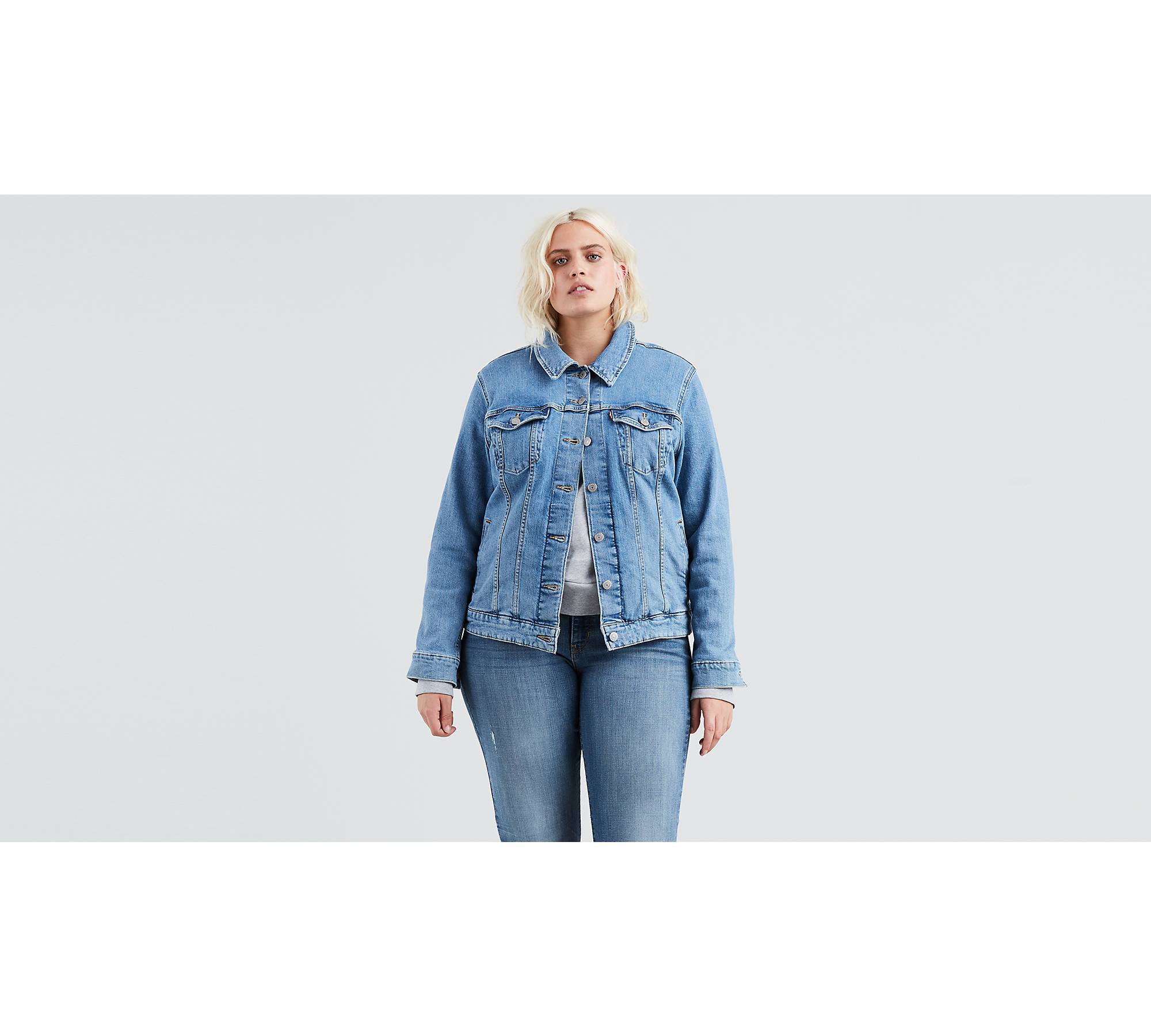 Levi's Women's Original Denim Trucker Jacket - Blue - Size S