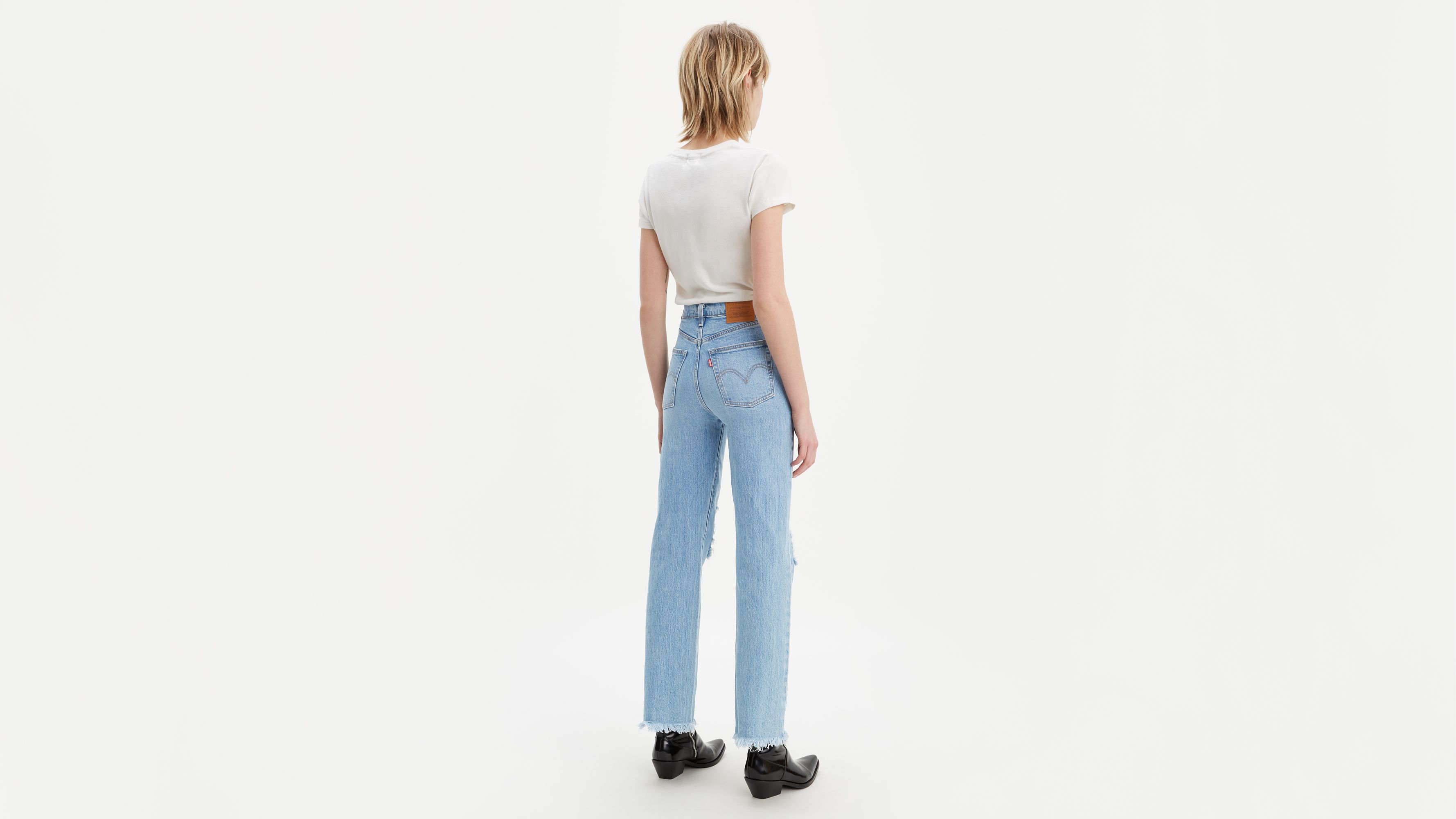 ripped levis womens