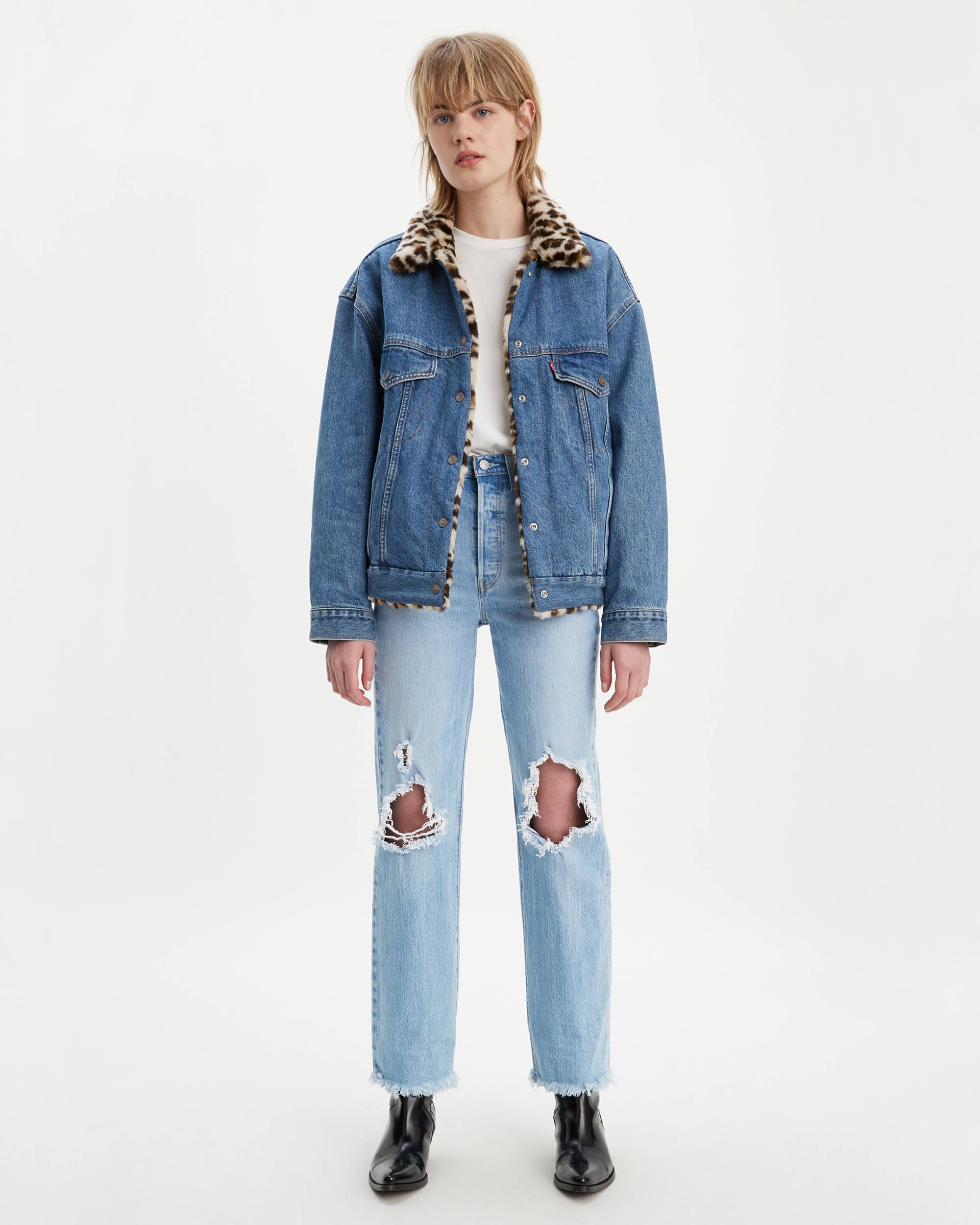 Ribcage Full Length Ripped Women's Jeans 1