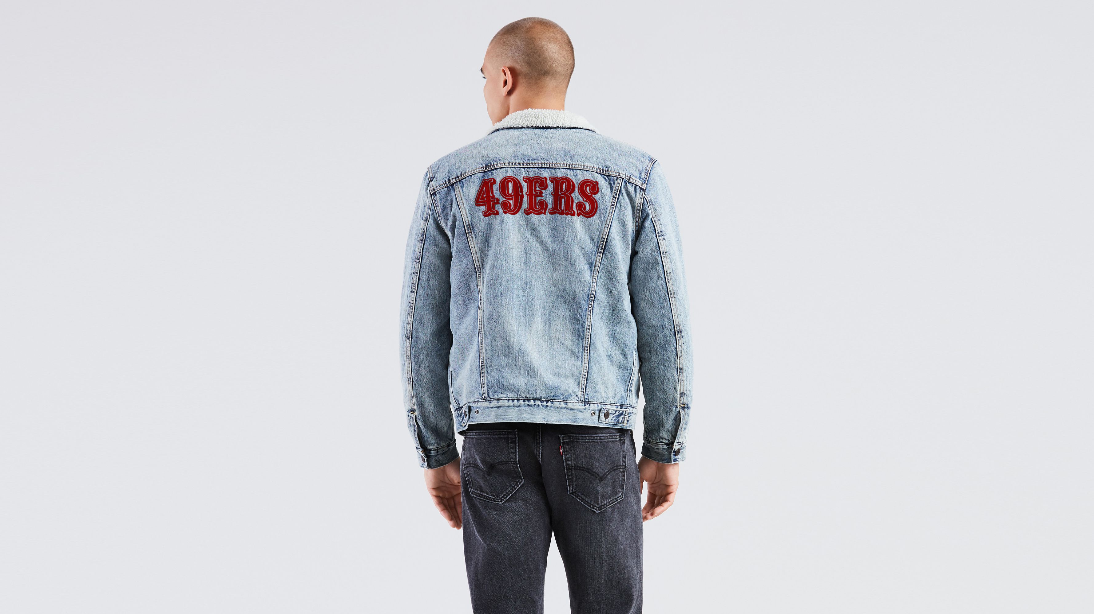 levi's 49ers jean jacket