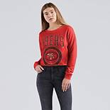 Levi's® NFL Cropped Crewneck Sweatshirt 1