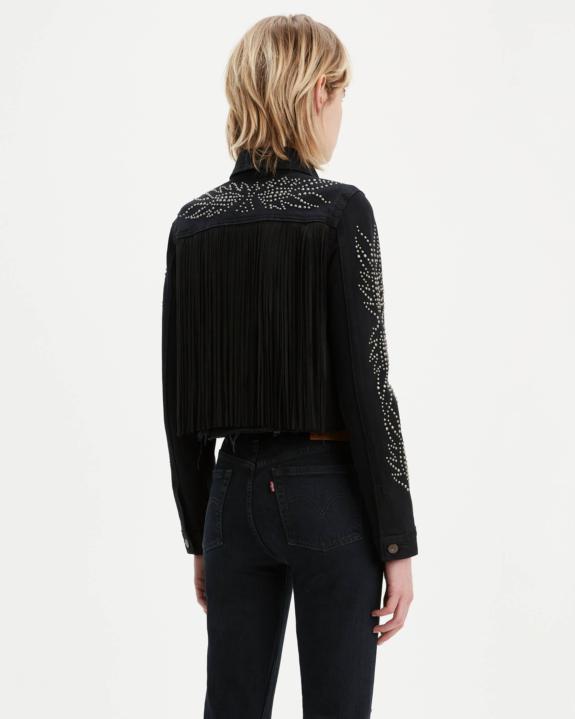 Western Studded Trucker Jacket 2