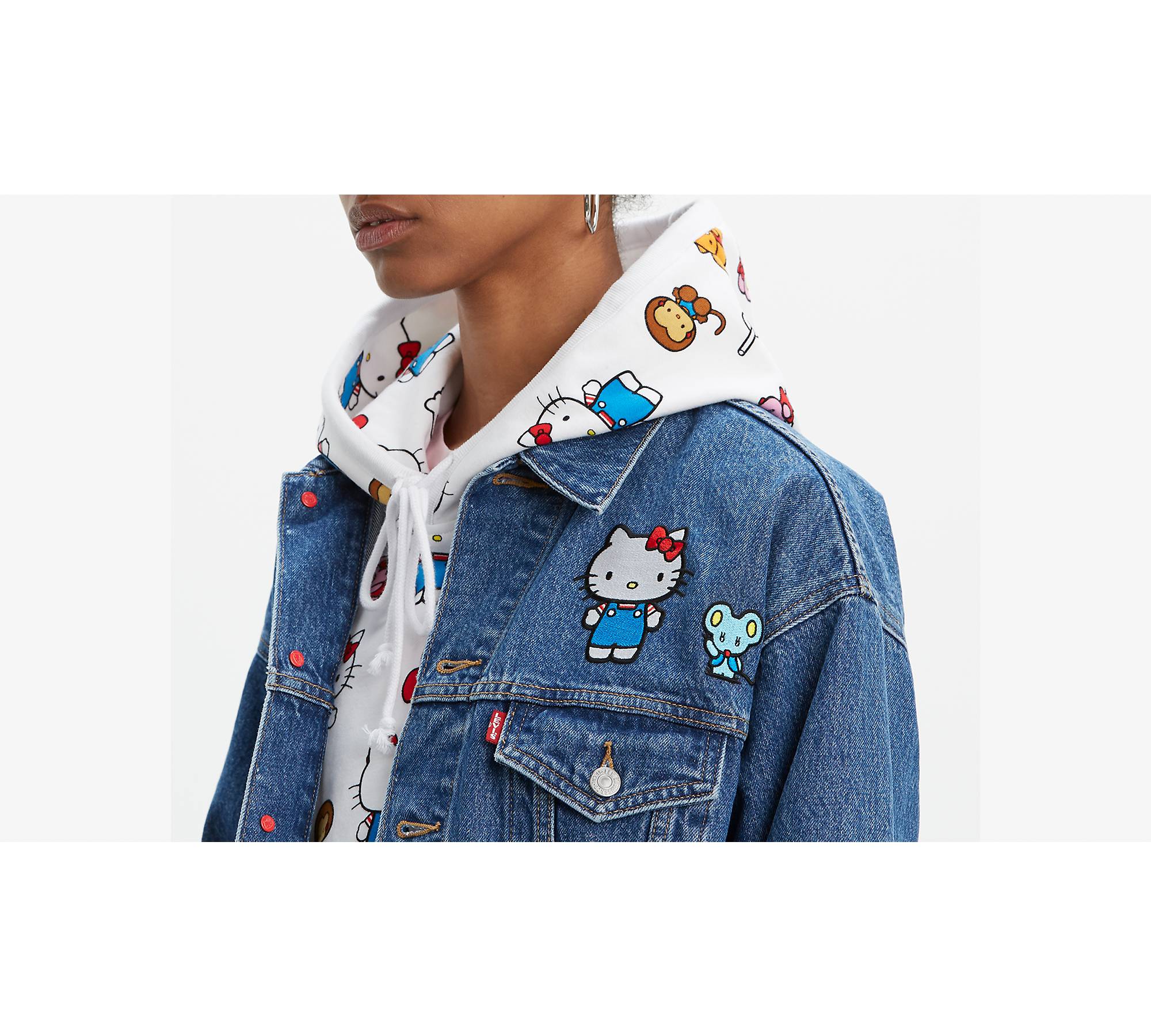 Levi's® X Hello Kitty Dad Trucker Jacket - Blue