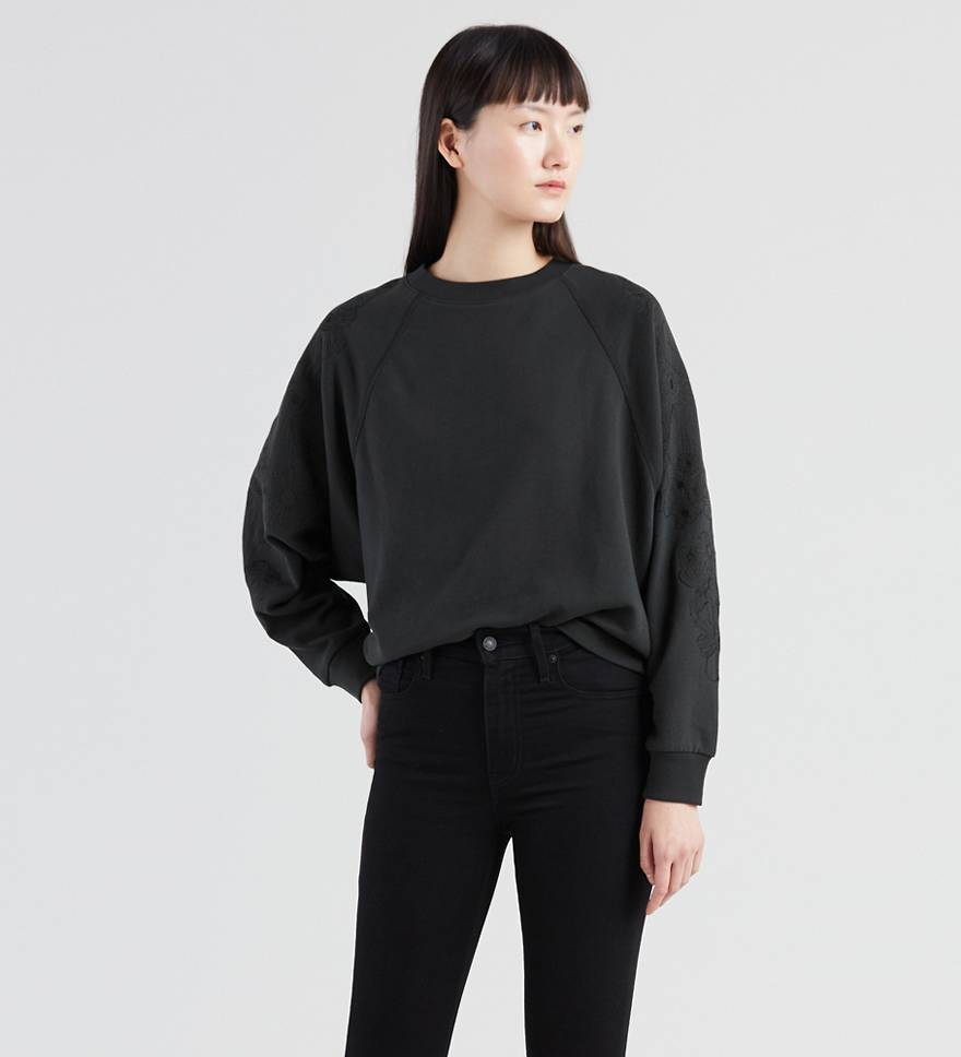 Embroidered Sweatshirt - Black | Levi\'s® US