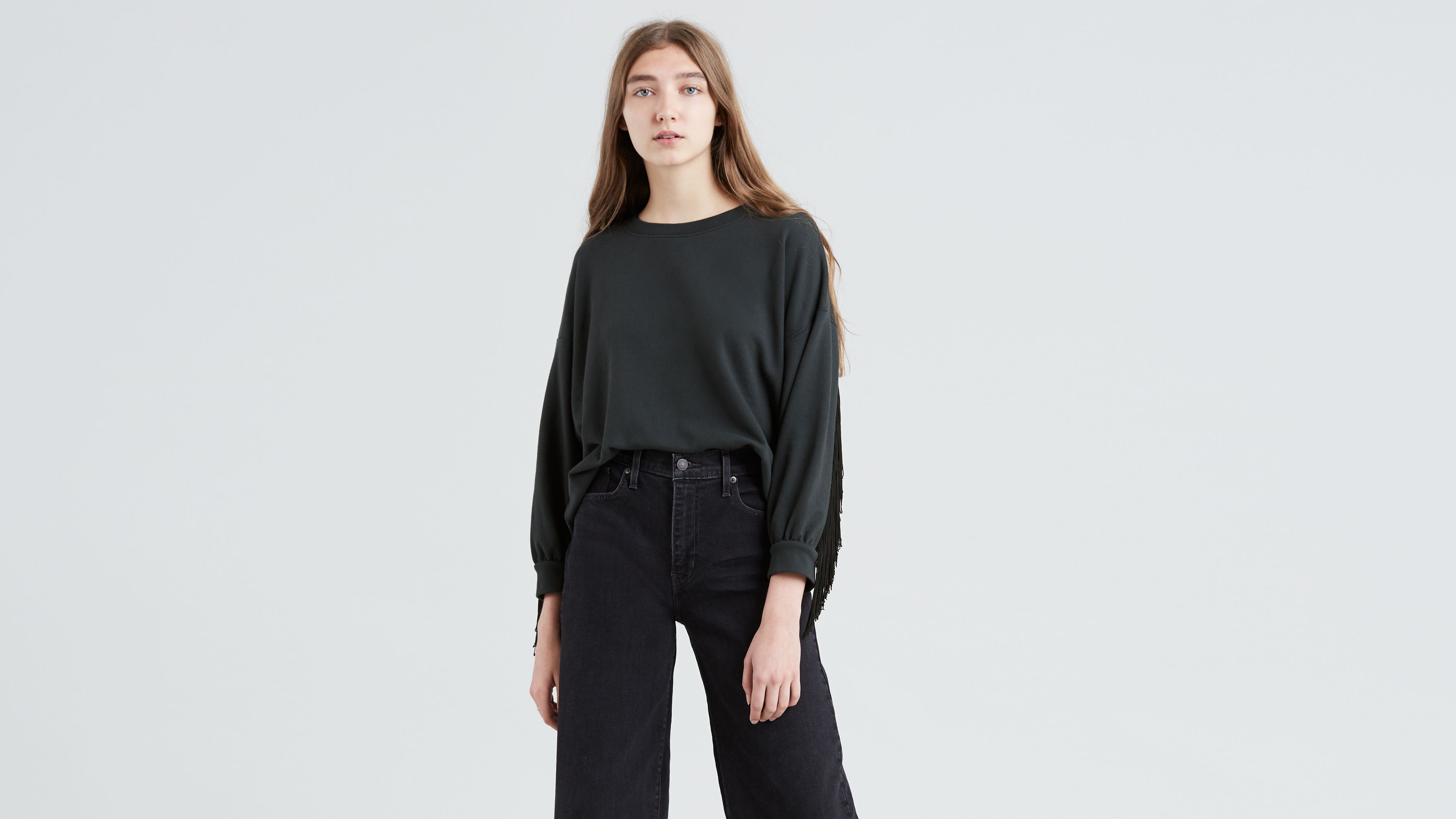 Fringe Sweatshirt - Black | Levi's® US