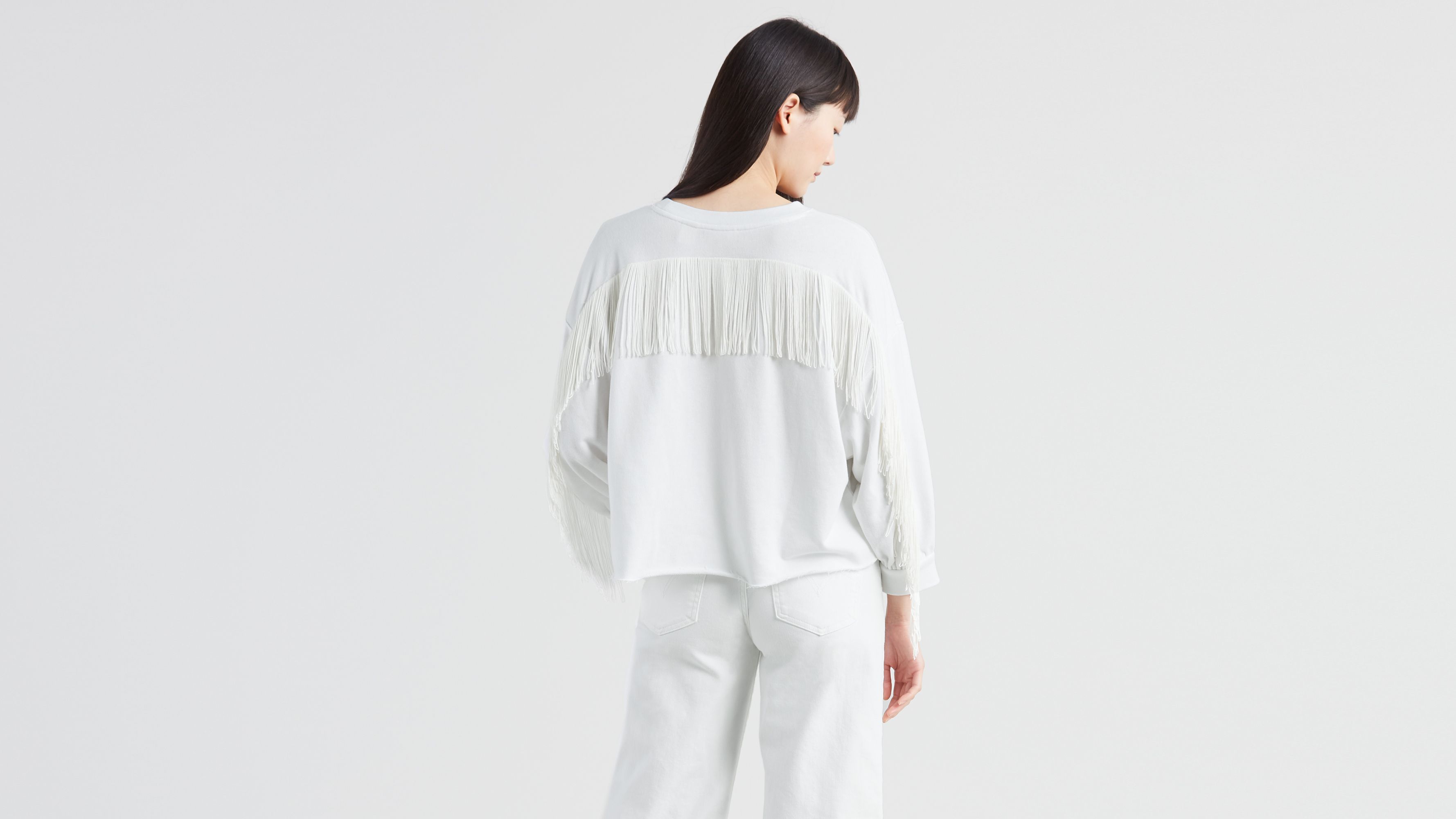 Levis store fringe sweatshirt