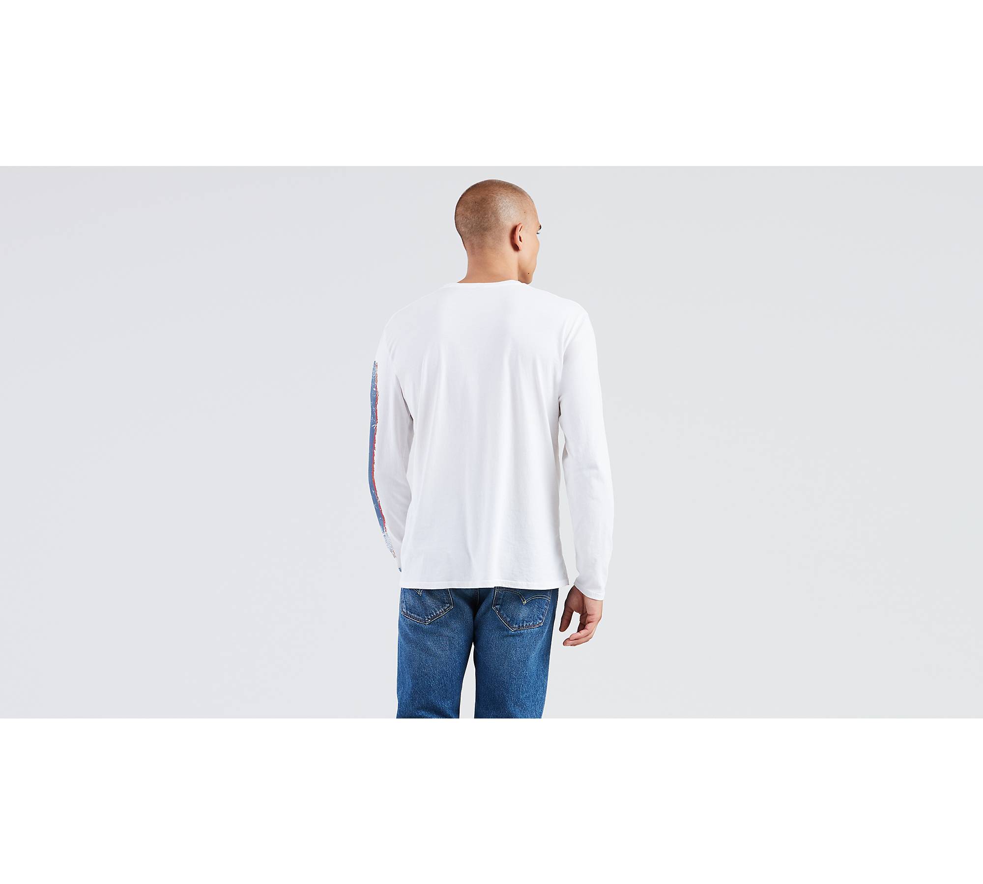 Levi's® NFL Longsleeeve Graphic Tee Shirt - White | Levi's® US