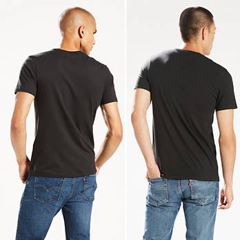 Slim Fit V-Neck Tee Shirt (2-pack) 2