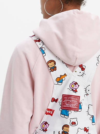 Levi's® X Hello Kitty Baggy Overalls - Blue | Levi's® US