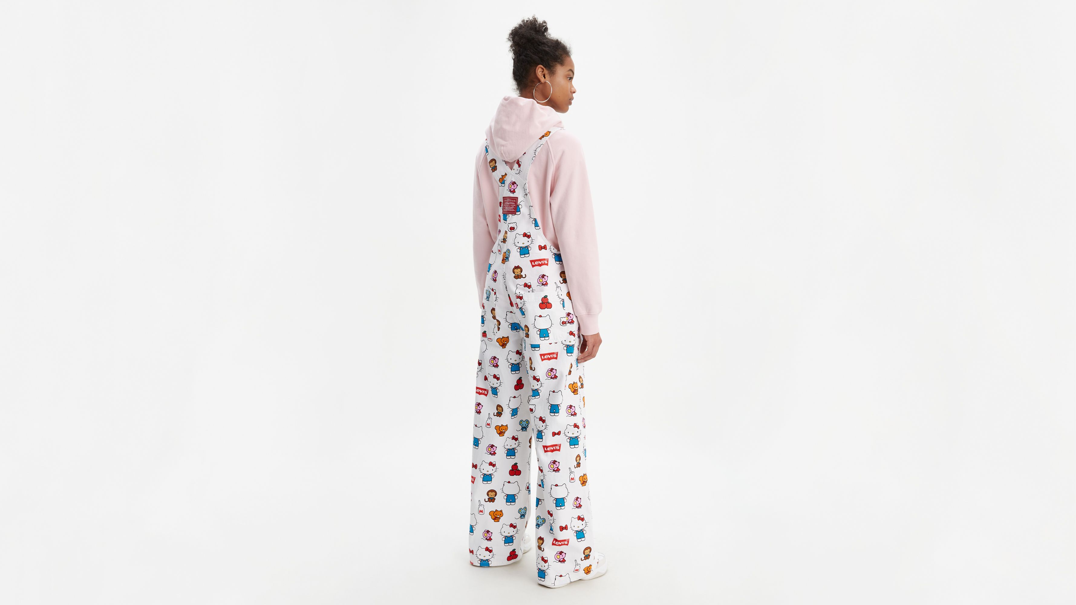 Levi's® X Hello Kitty Baggy Overalls - Blue | Levi's® US