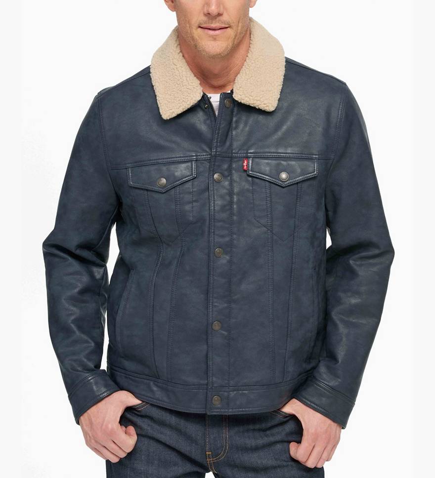 Classic Trucker Jacket With Removable Sherpa Collar - Blue | Levi's® US