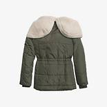 Sherpa Lined Hooded Puffer Jacket 2