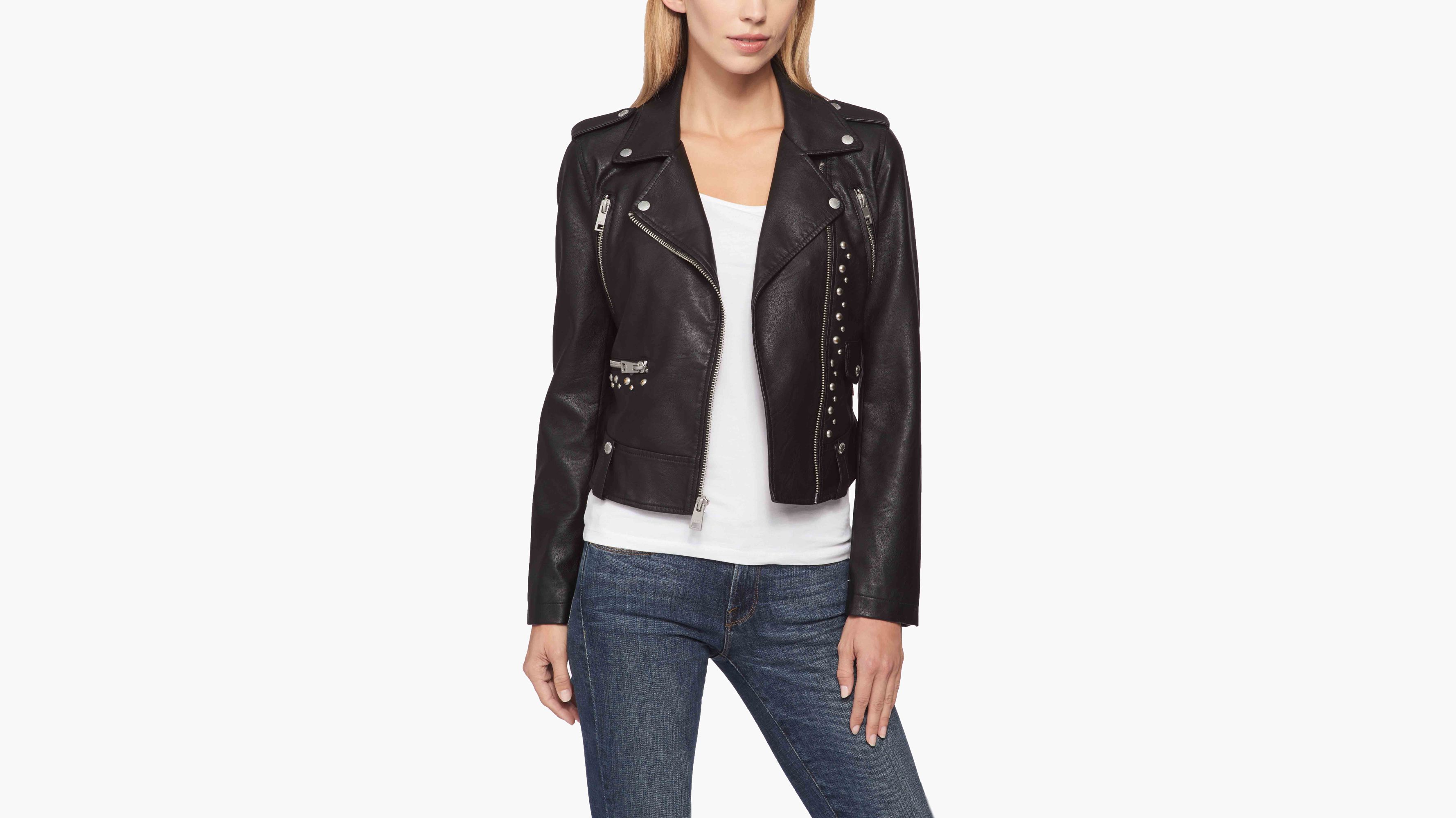 levis vegan leather jacket