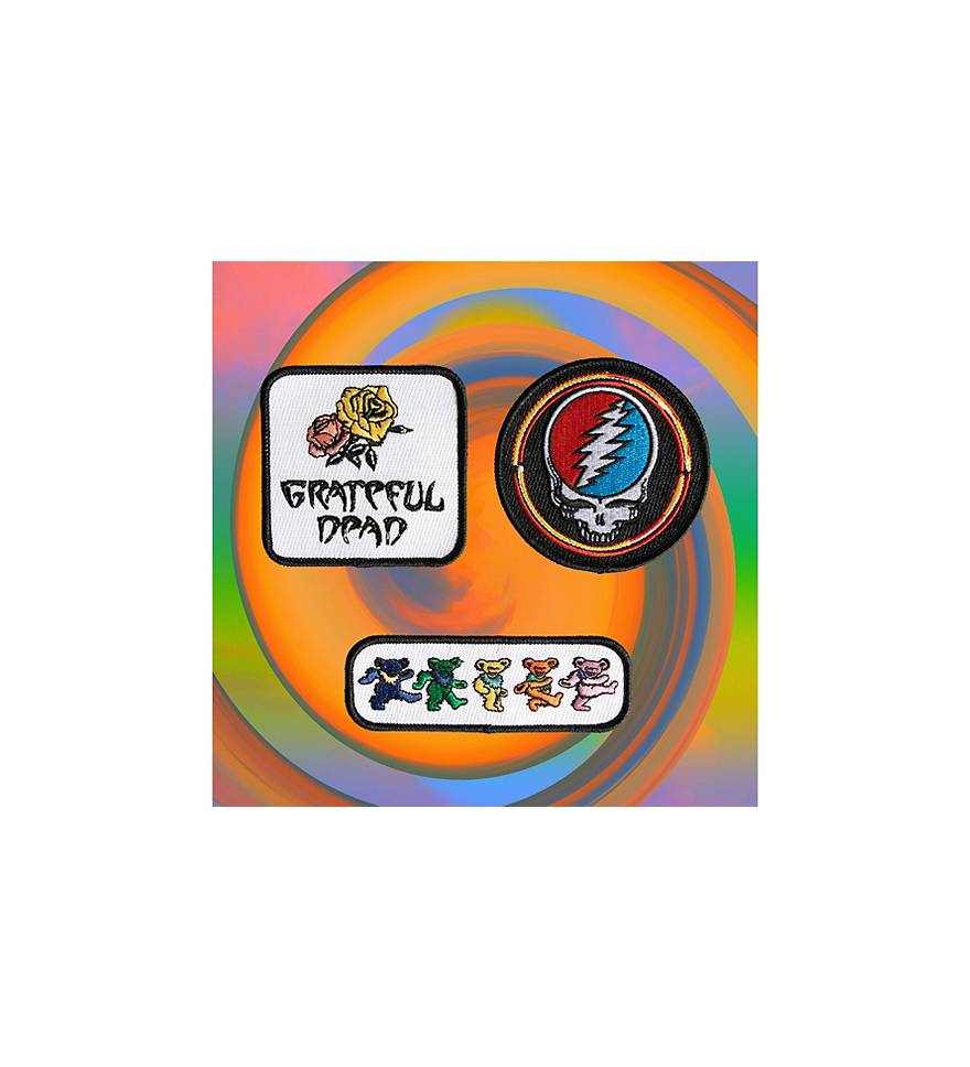 Grateful Dead - Steal Your Face X-Large Iron On Patch