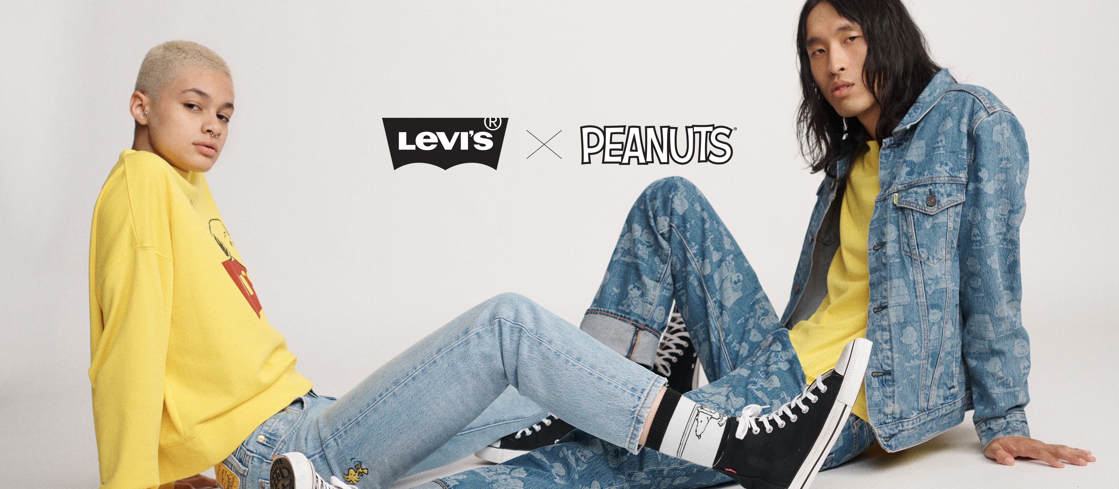 levis peanuts shorts