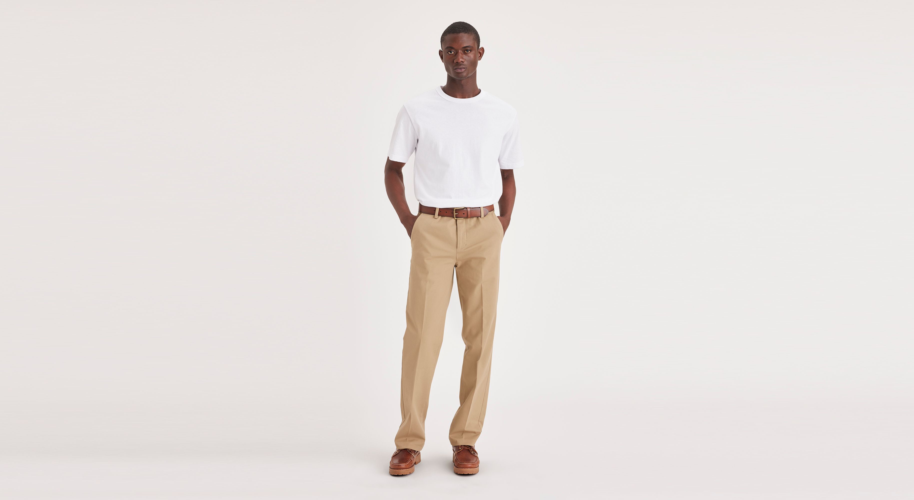 Men's Workday Khaki Pants, Straight Fit 