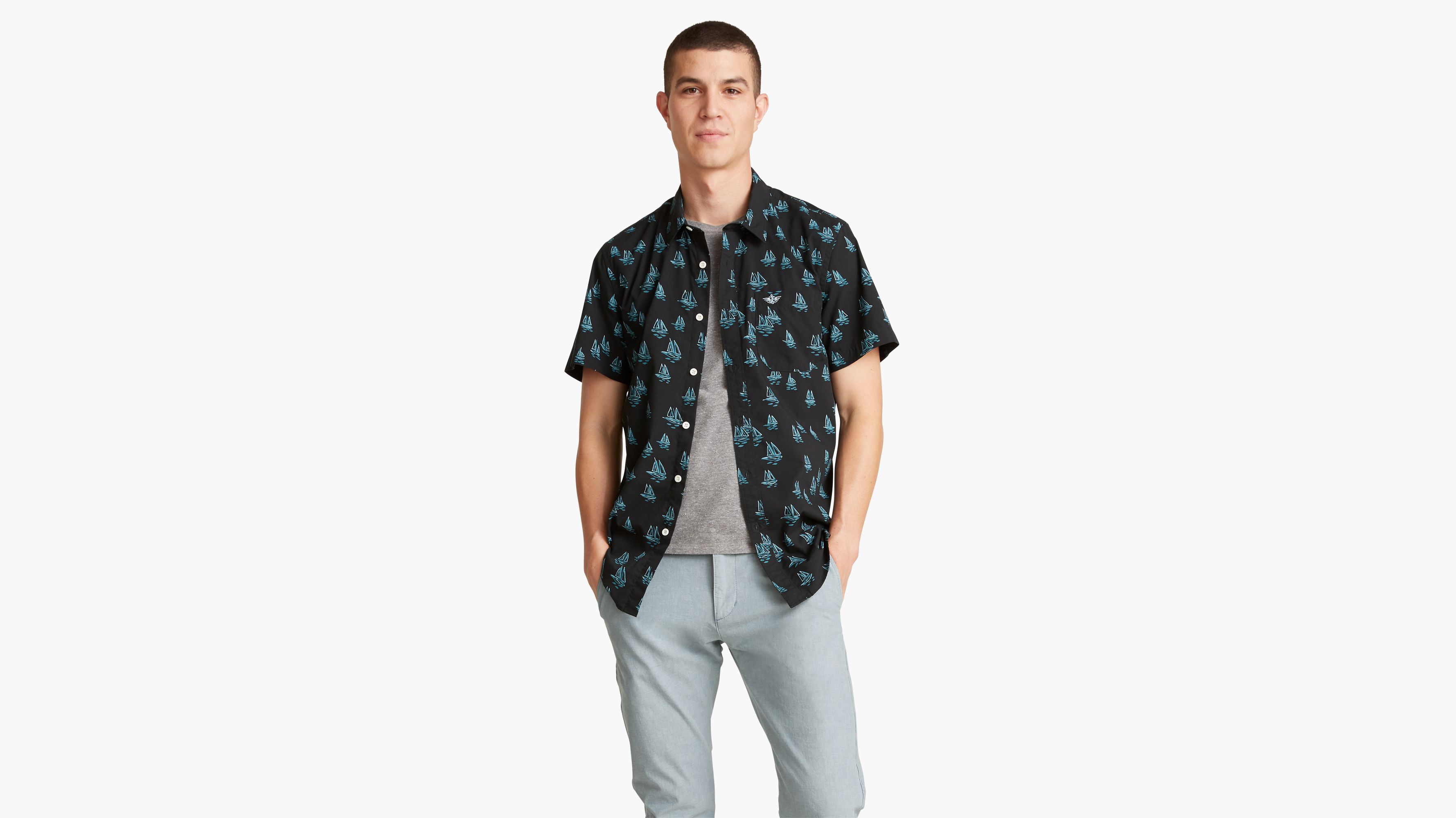 dockers fitted dress shirts