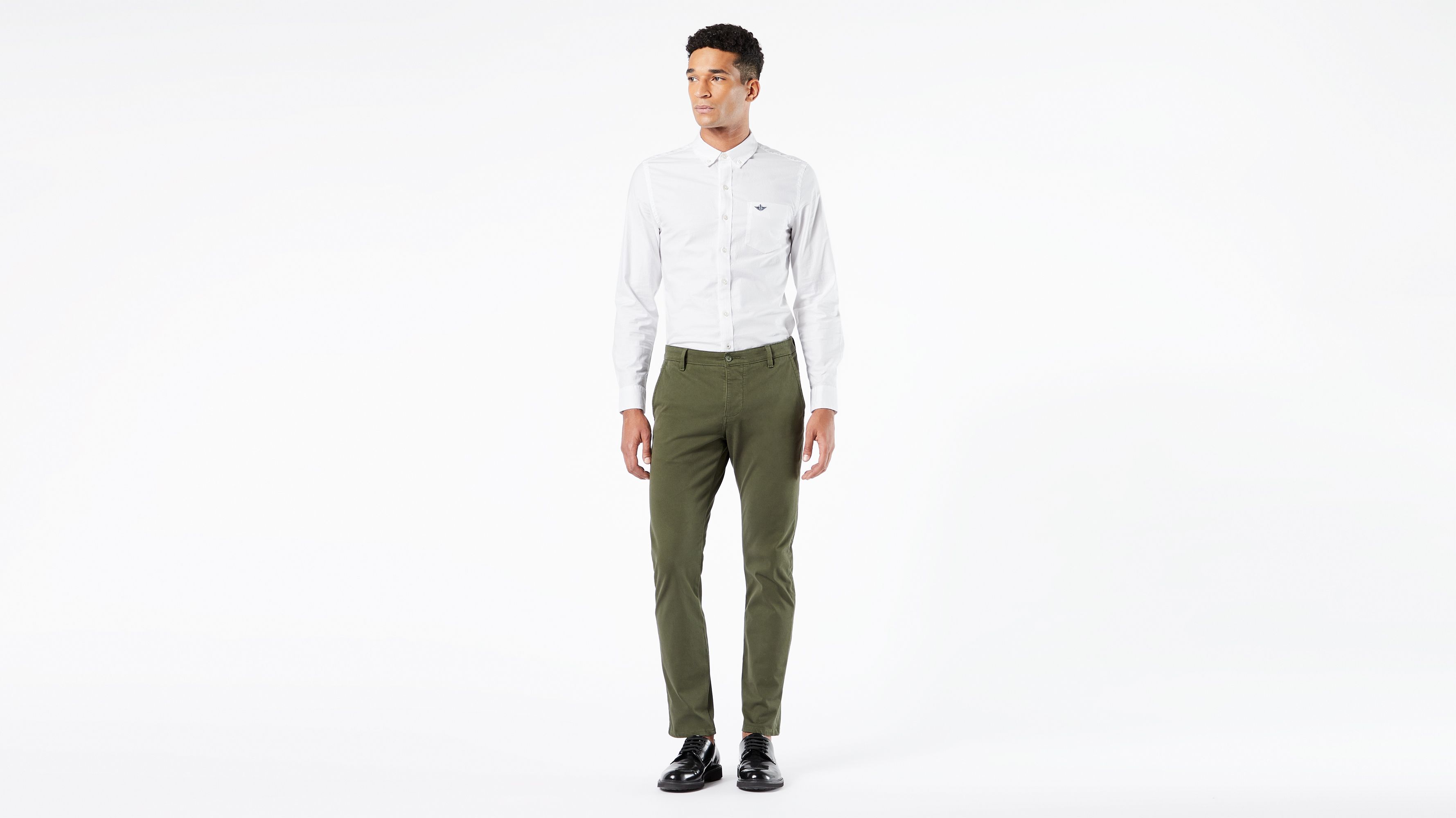 Dockers alpha khaki skinny supreme flex Clearance
