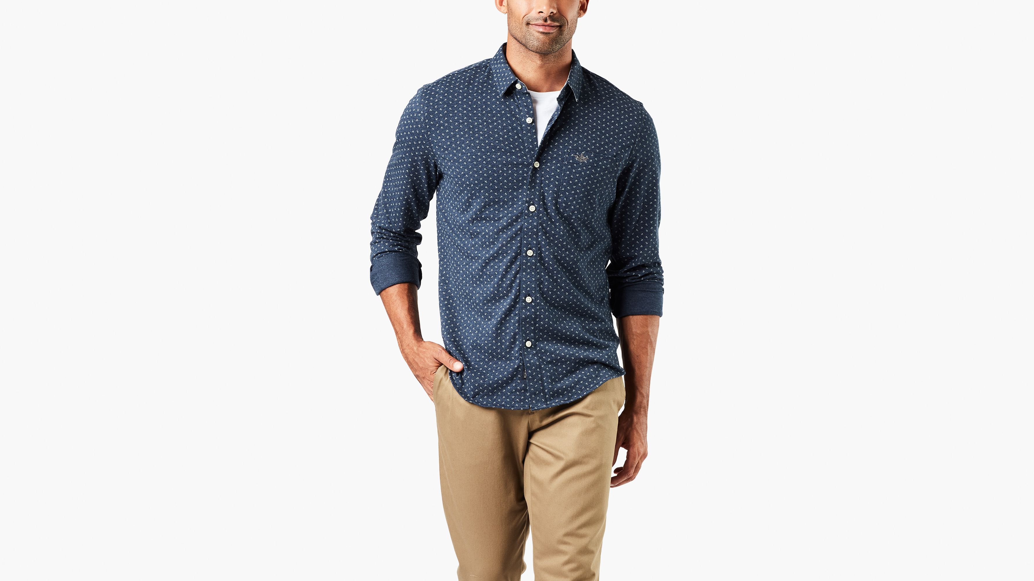dockers slim fit shirt