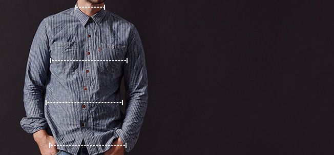 Men’s tops measurements