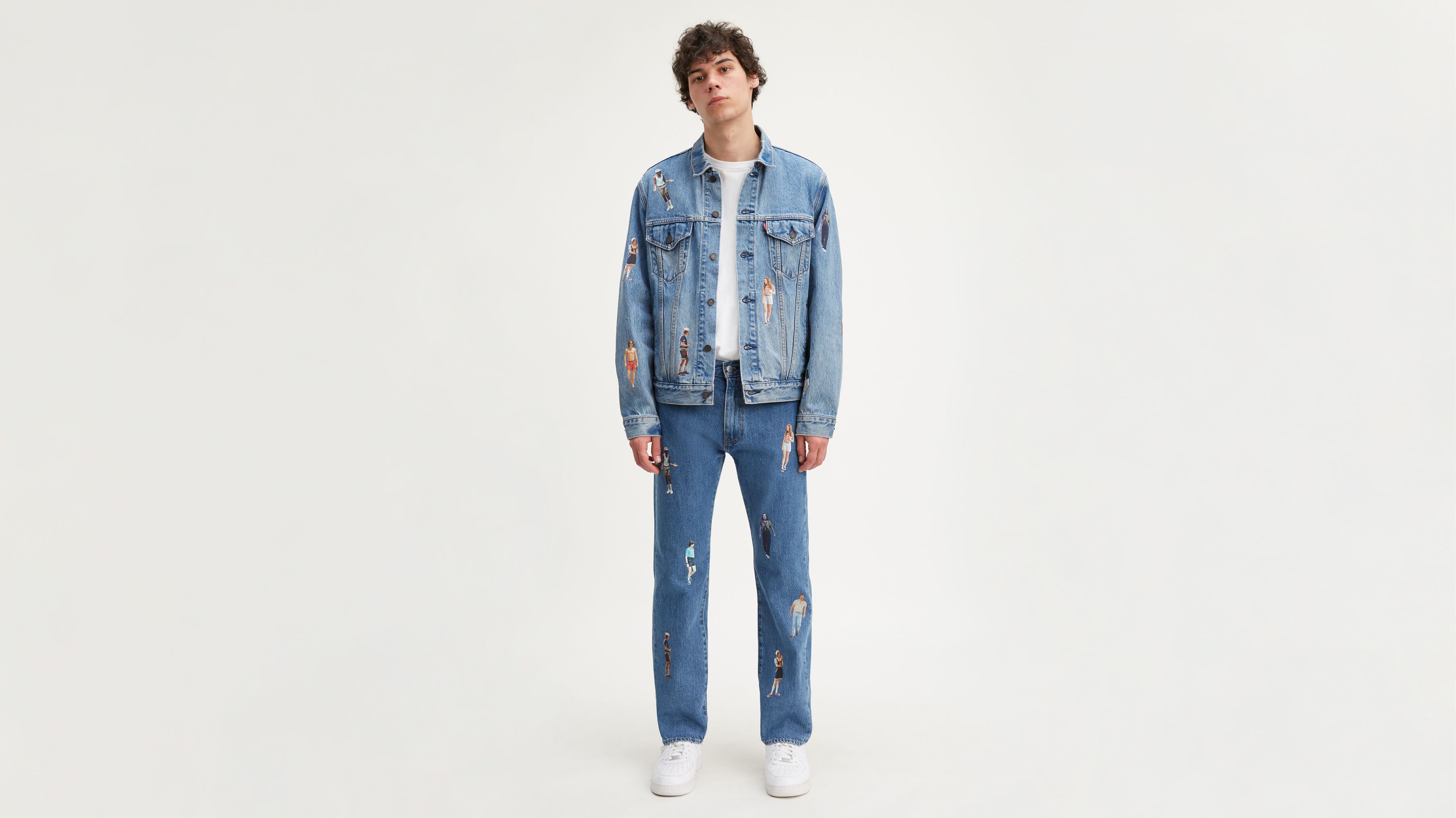 Levi's x Stranger Things Netflix 505 Men's Regular Fit Straight Jeans 34x32 NEW