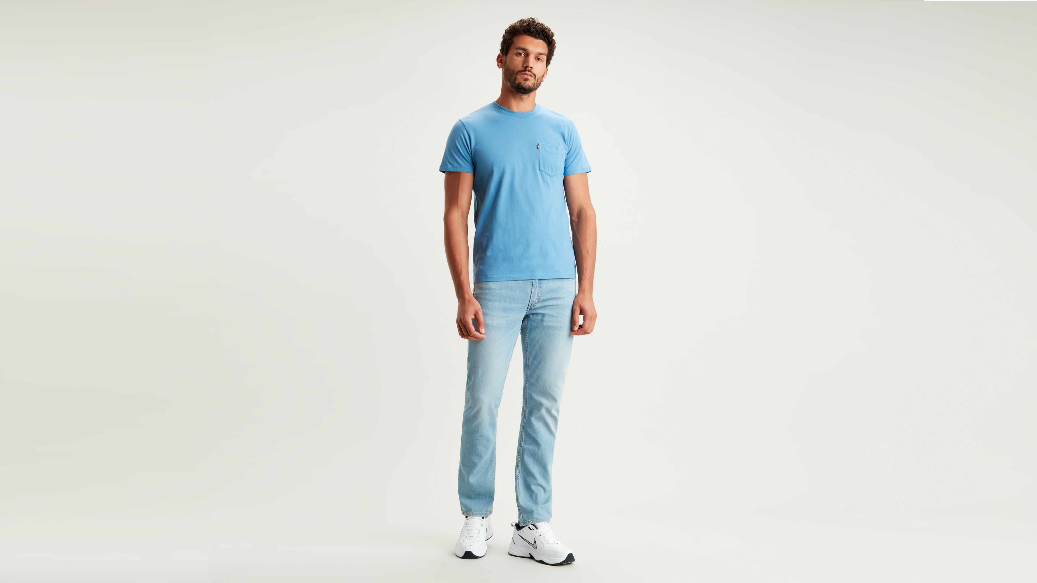 levis 514 light blue