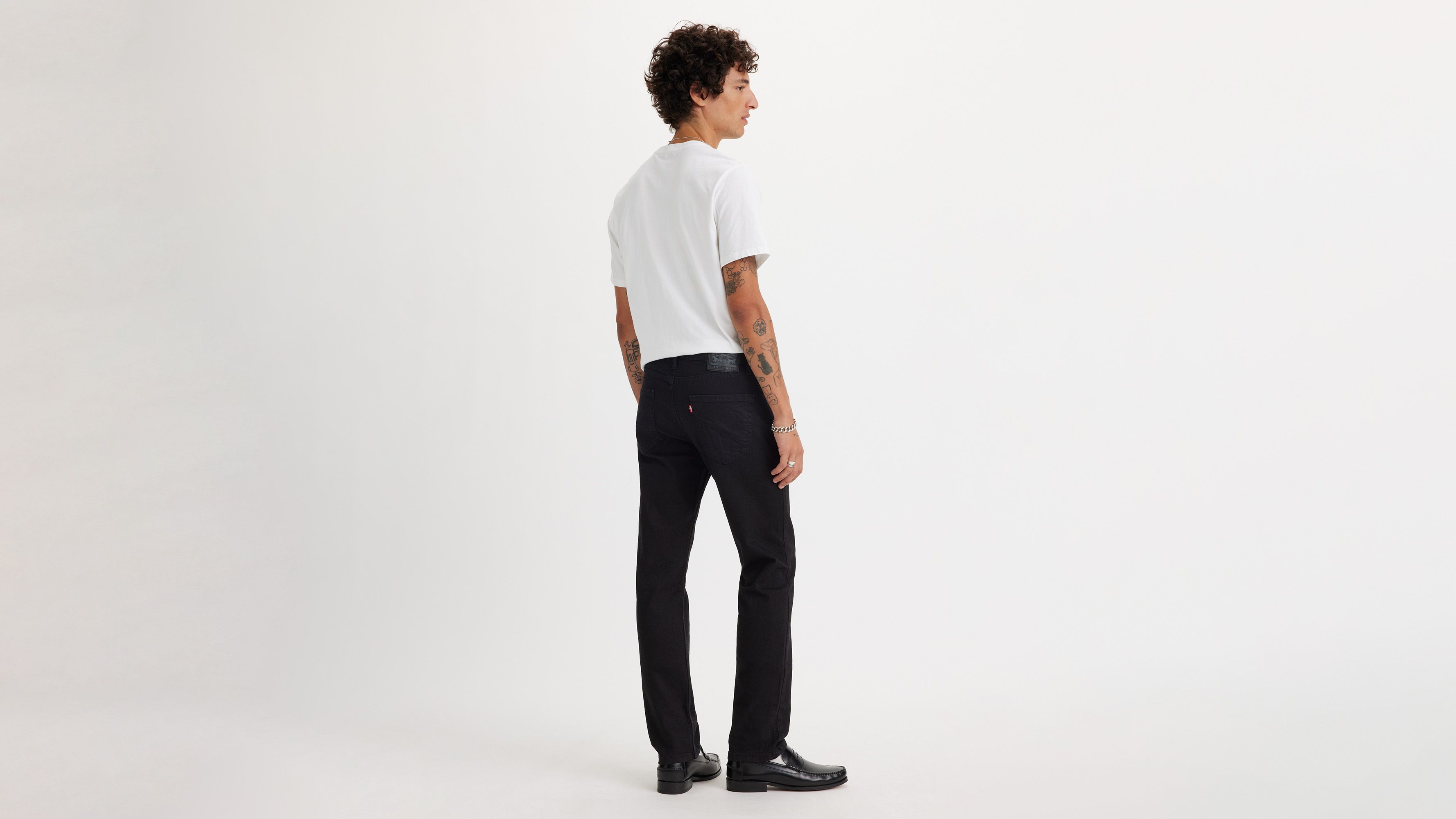 levis slim black