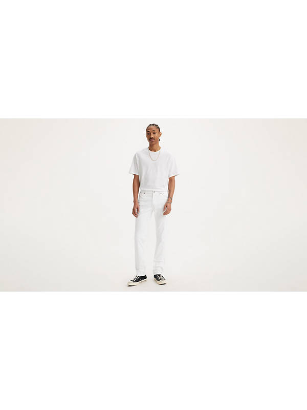 511™ Slim Fit Levi’s® Flex Men's Jeans - White | Levi's® US