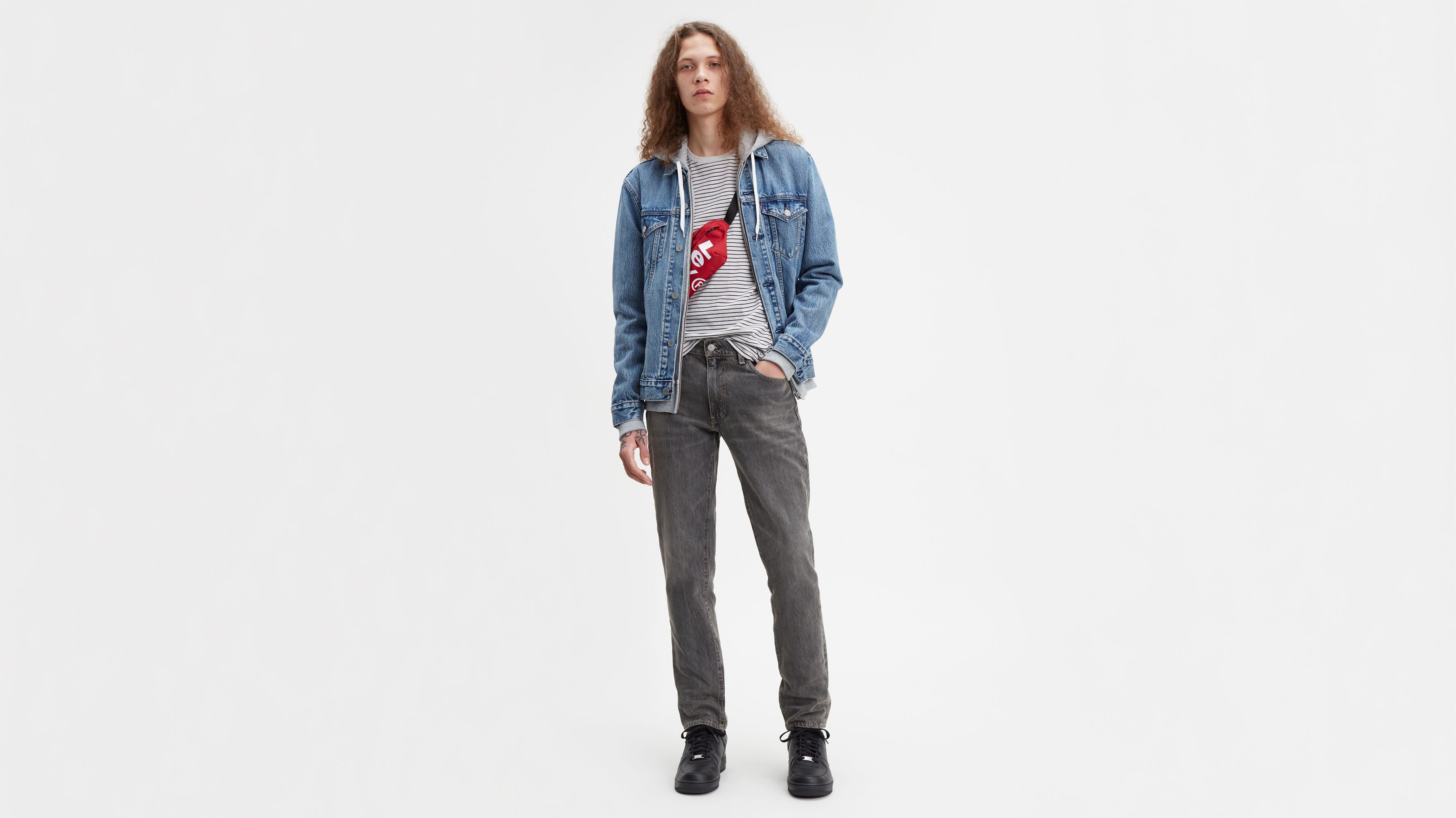 Men's Grey 511™ Button Fly Jeans 