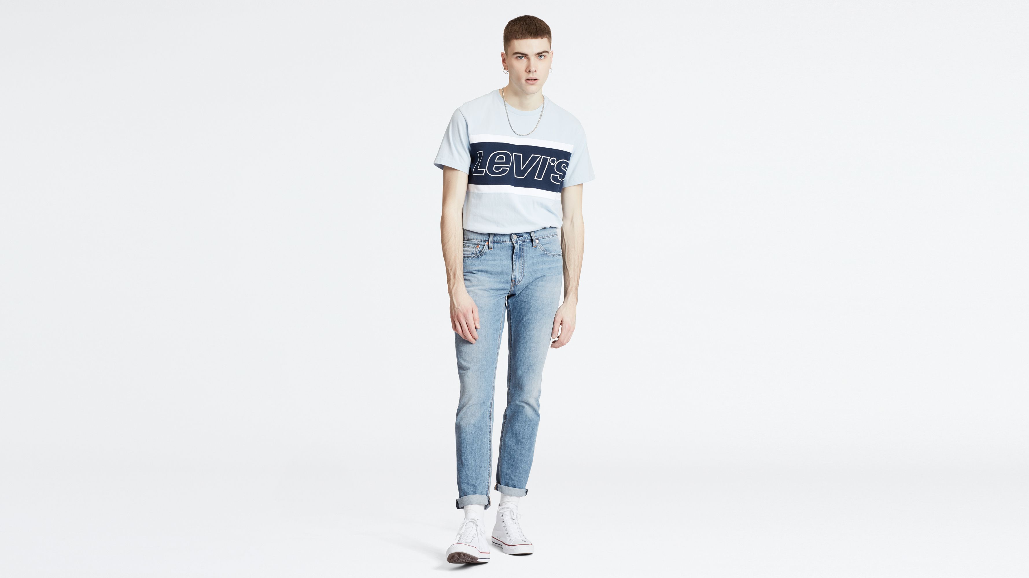 levi's black straight fit jeans