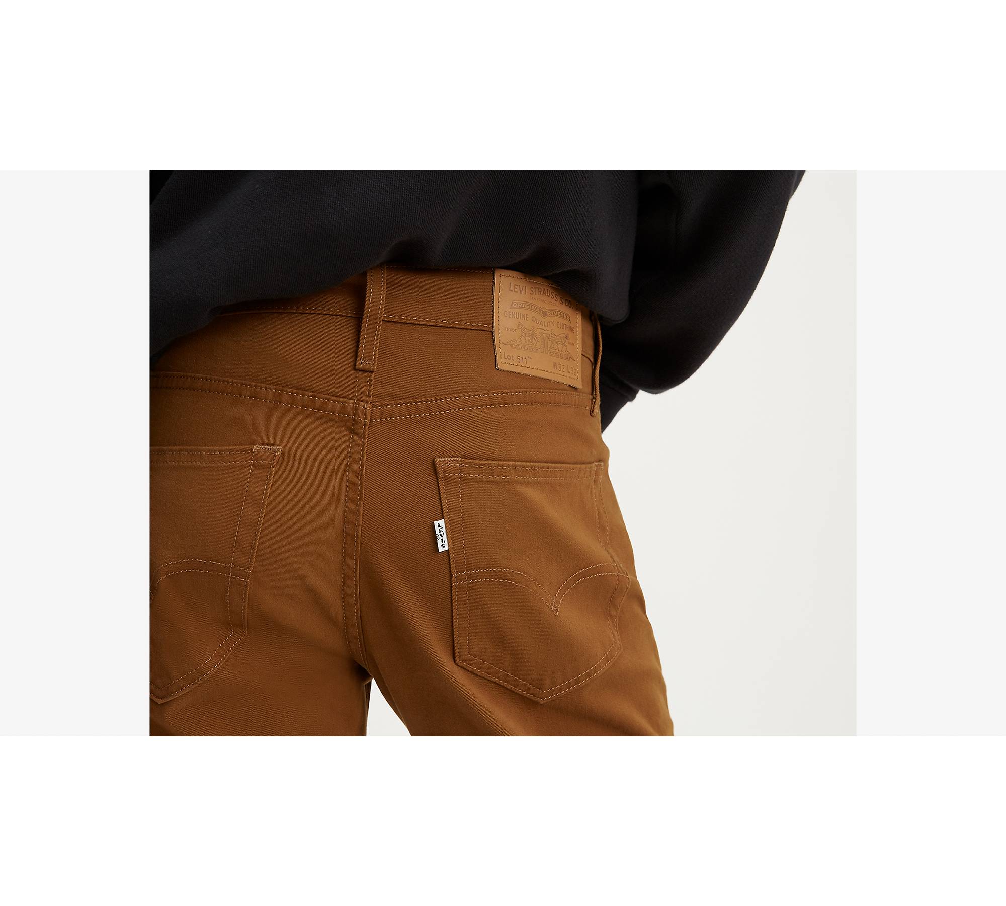 Fra kiwi Hold op 511™ Slim Fit Twill Pants - Brown | Levi's® US