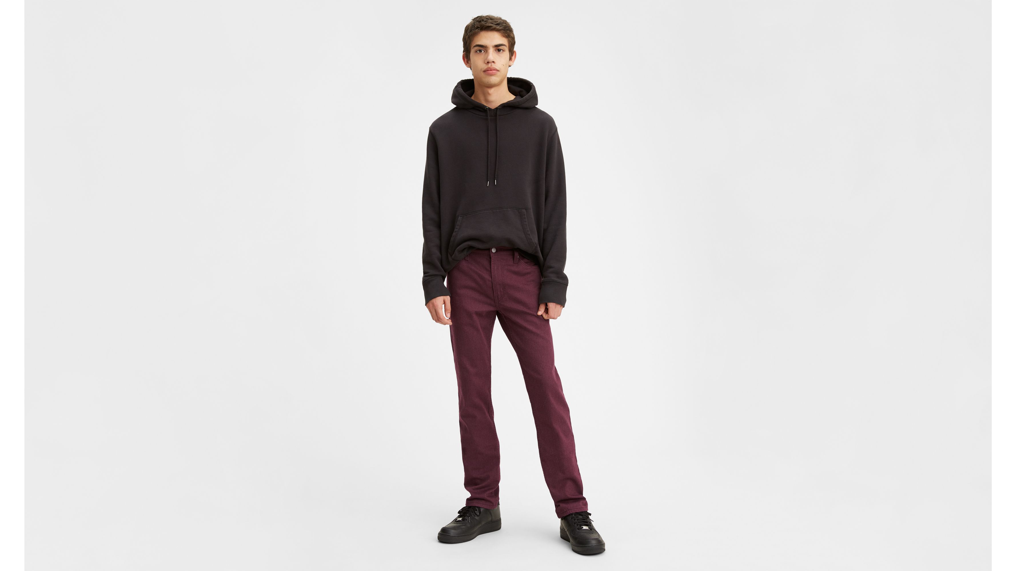 511™ Slim Fit Flannel Pants - Red | Levi's® US