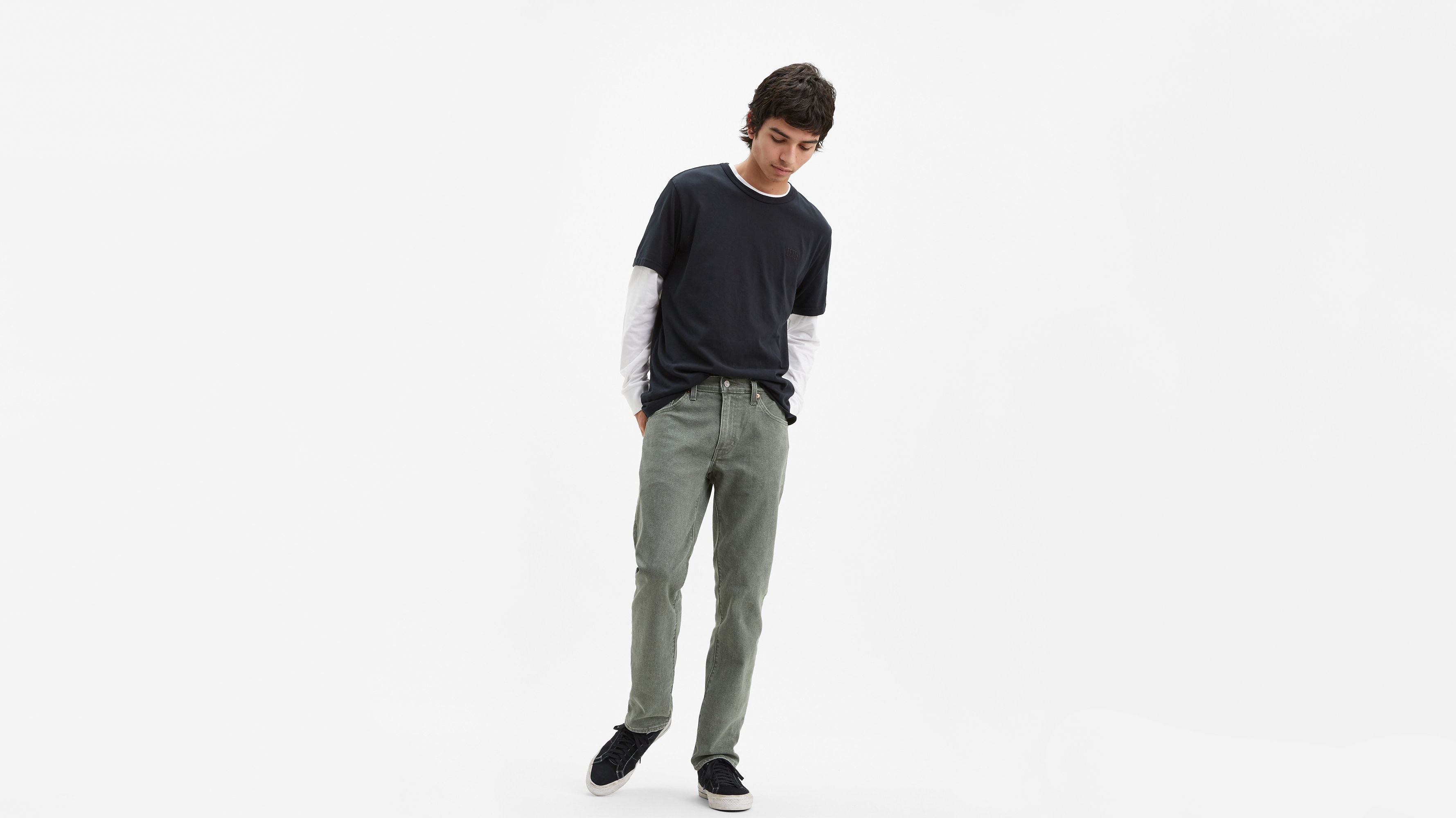 olive green levi 501 jeans