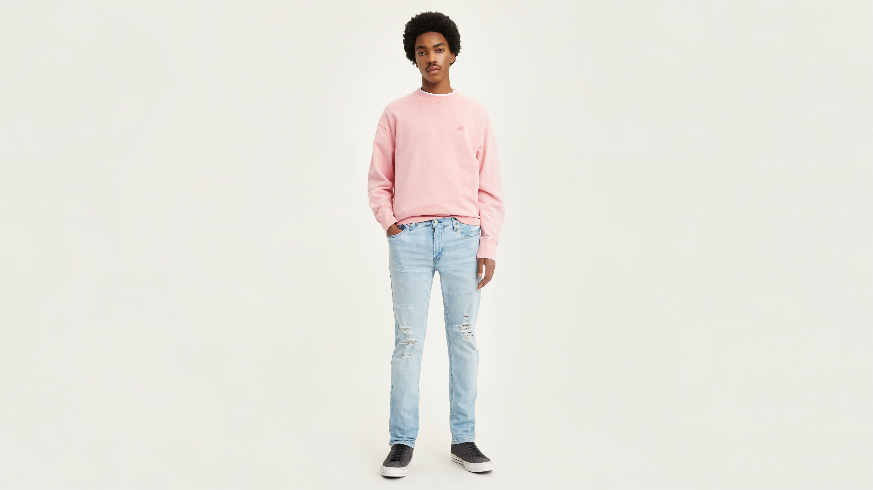 levi's ripped jeans mens
