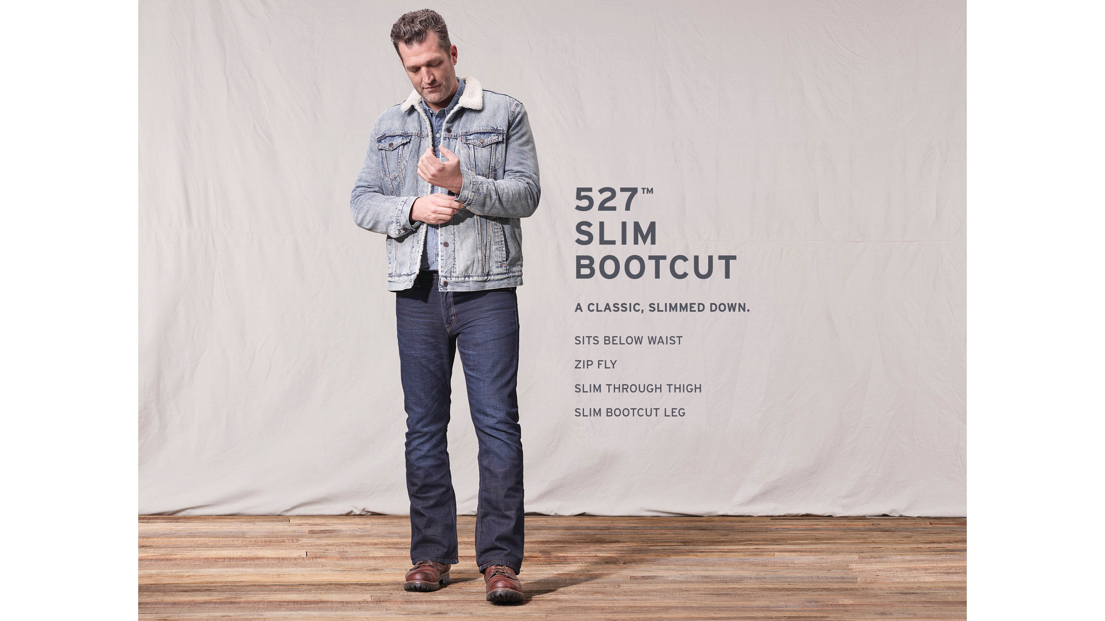 WATER<LESS Men's Levi's 527 Slim Bootcut  Jeans 055270490 
