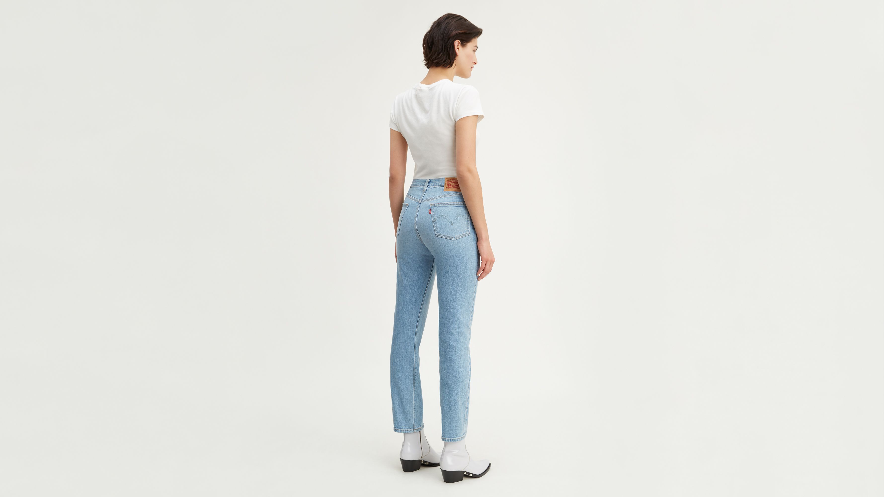 women's shrink to fit jeans