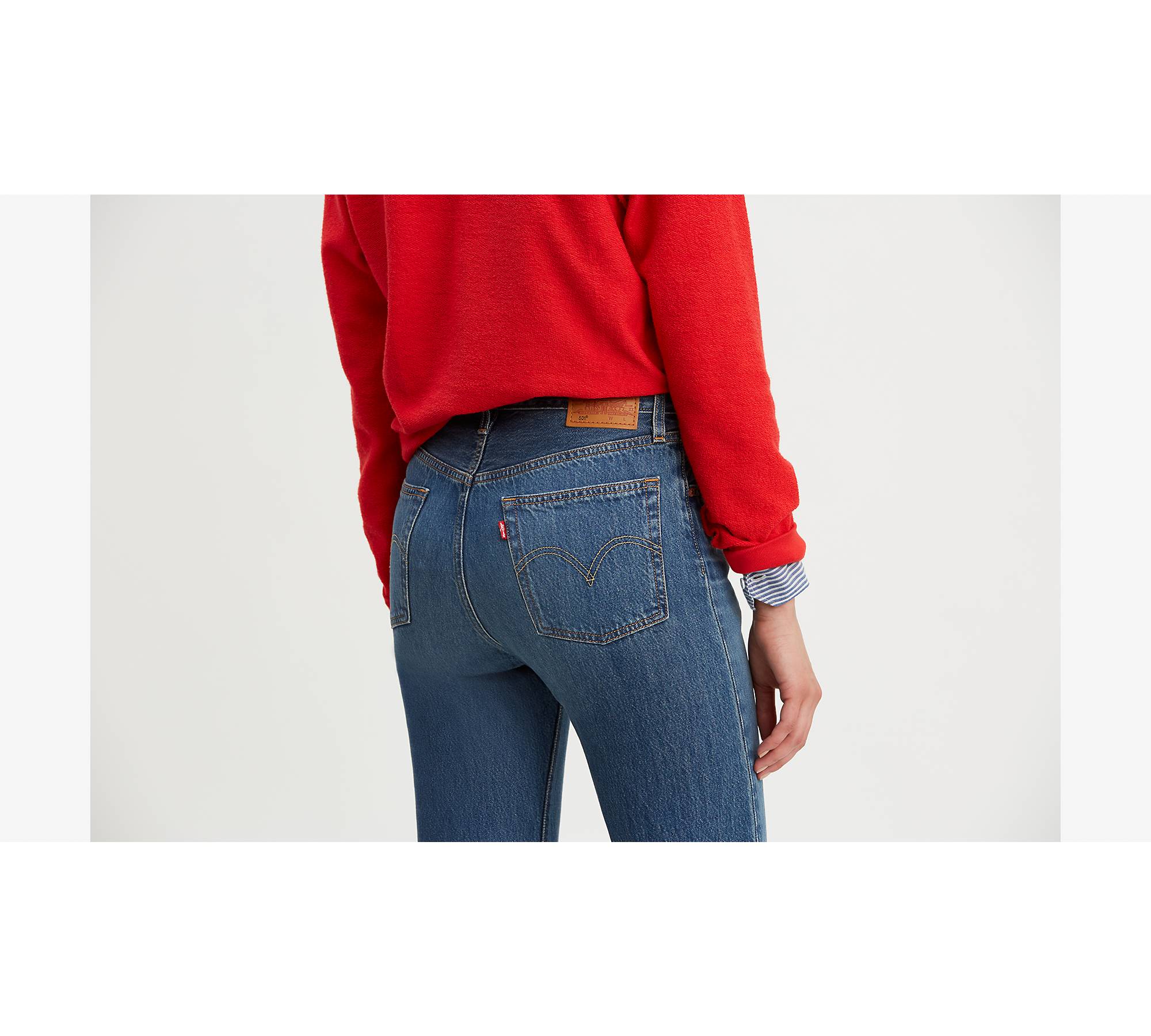 Jeans Mujer 501 Original Fit Azul Oscuro Levis 12501-0395 - Jeans