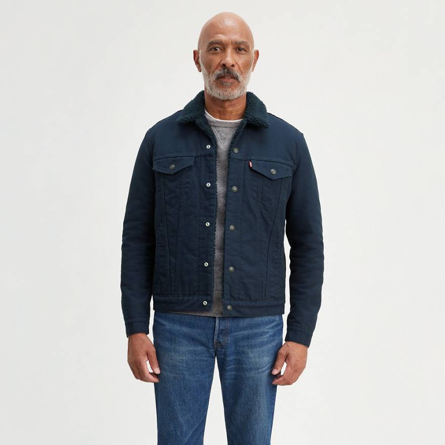 Canvas Sherpa Trucker Jacket 1