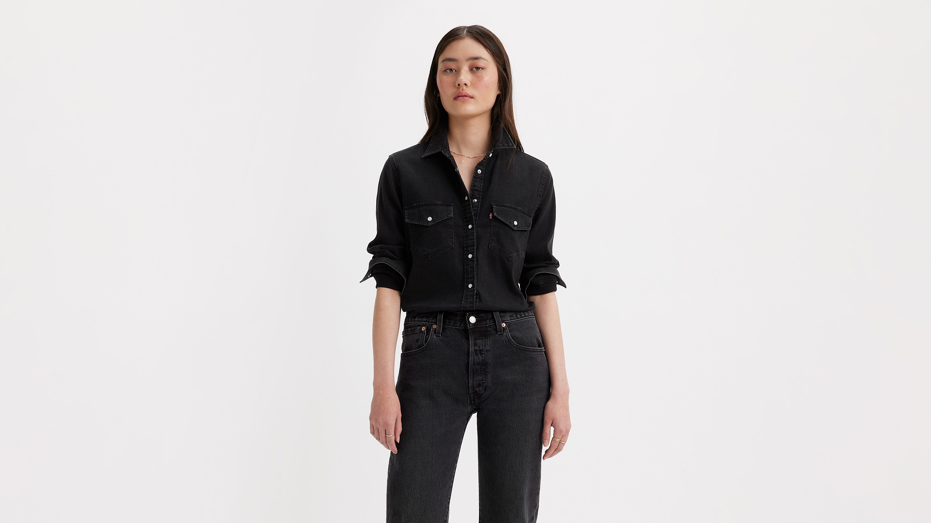 levis womens denim shirt