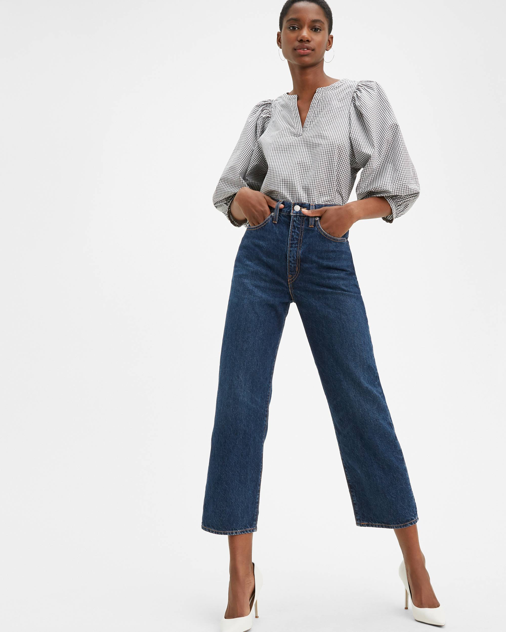 Jeans Ribcage Straight alla caviglia Levi's® WellThread® 1