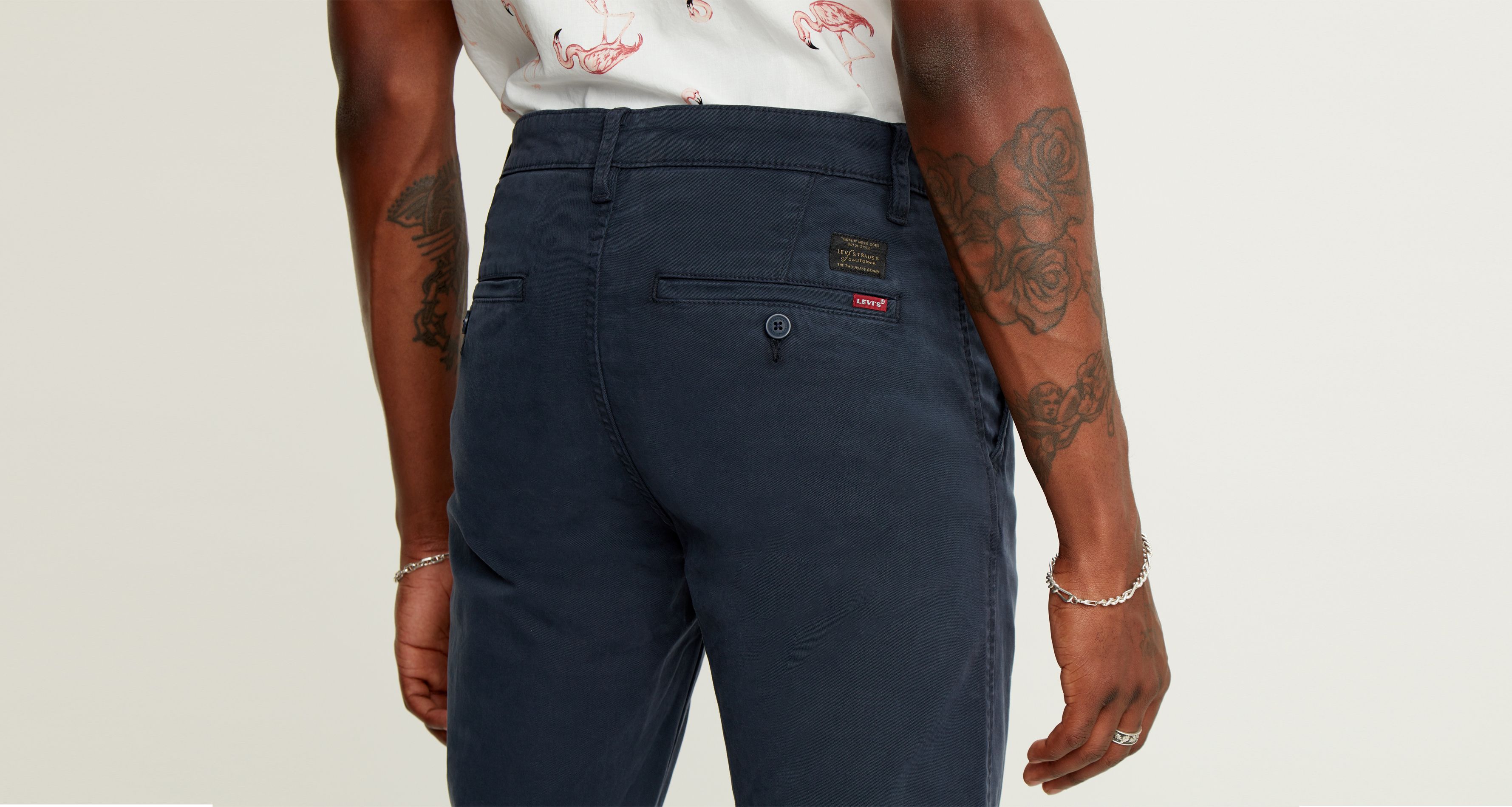 levi's tapered chinos