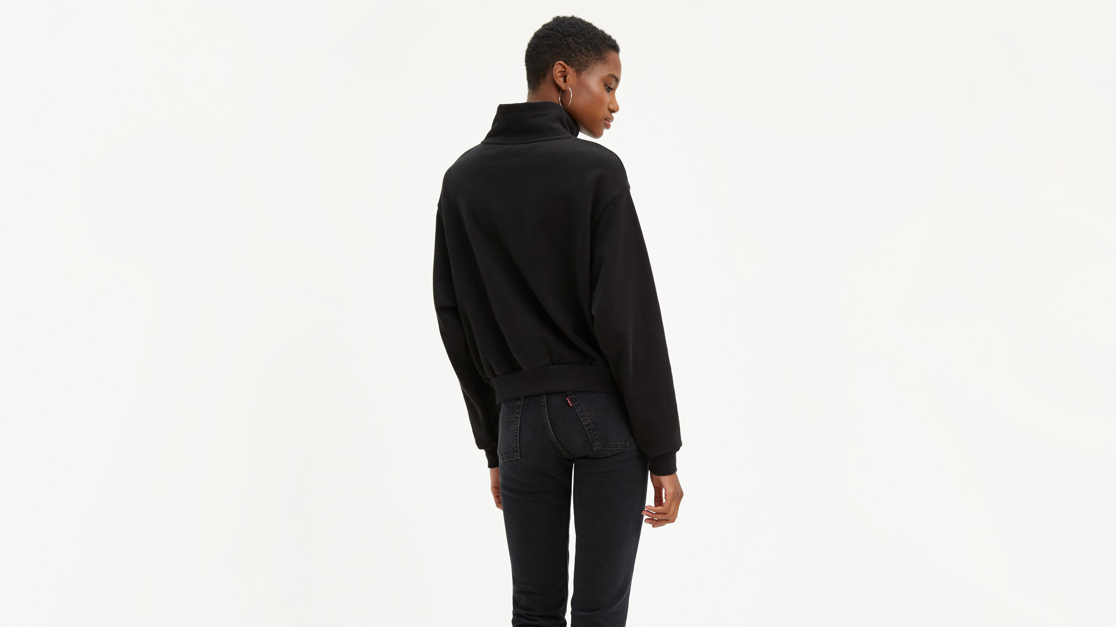 Levi's® Logo Mock Neck Sweatshirt 3