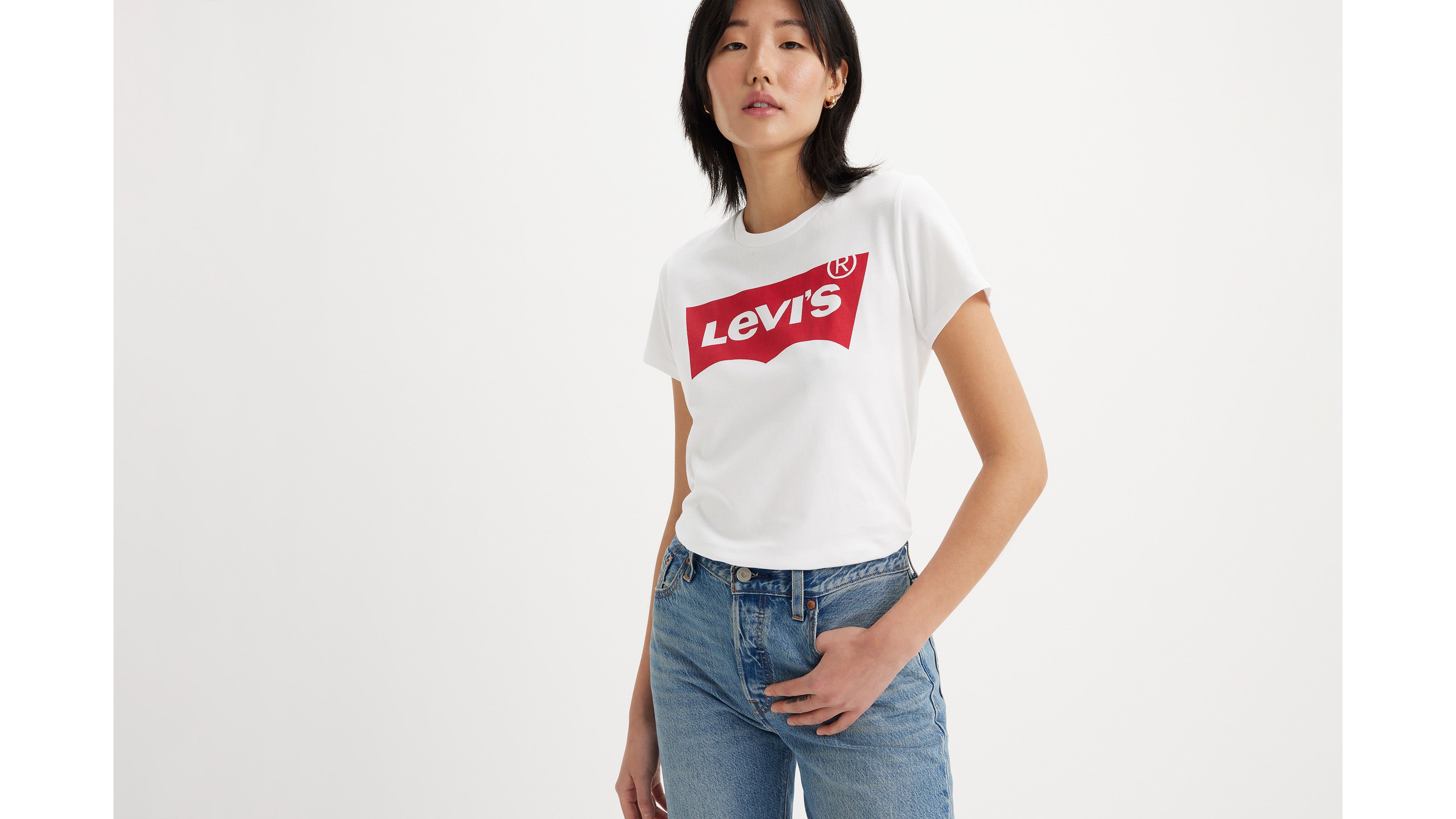 Femme Lot de 1 Levi's The Perfect Tee T-Shirt