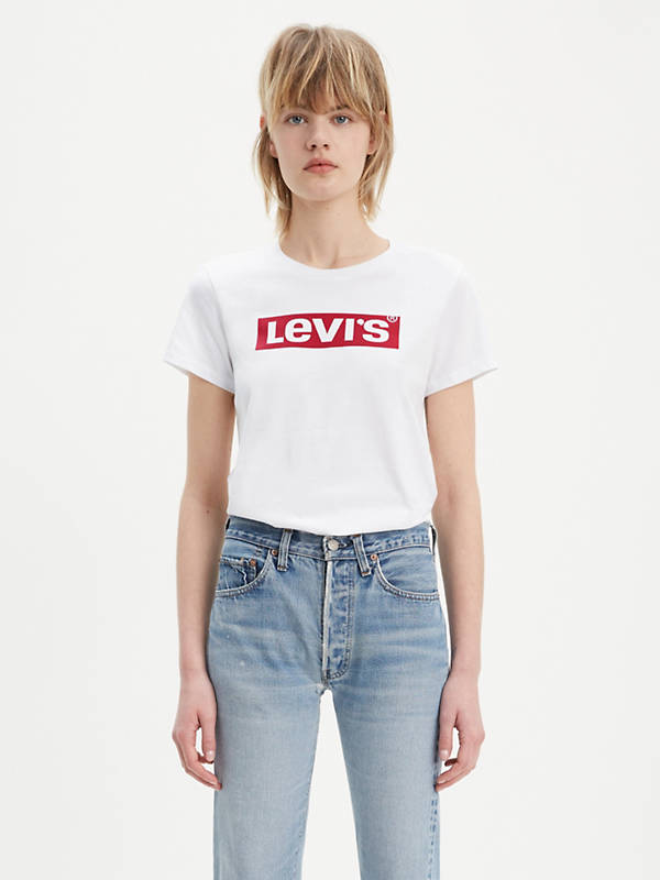 Box Tab Logo Tee Shirt - White | Levi's® US