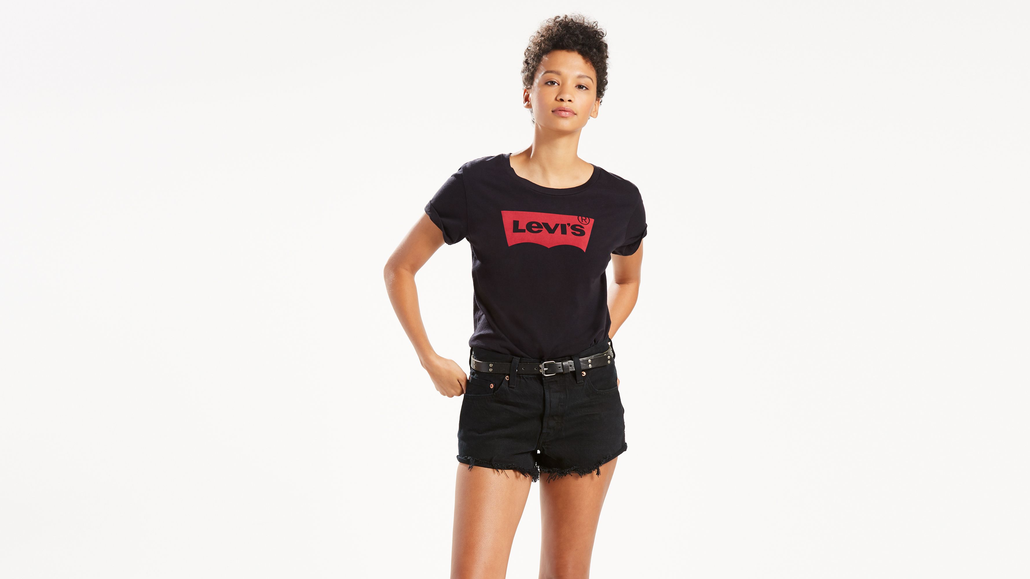 levi's black shirt women's